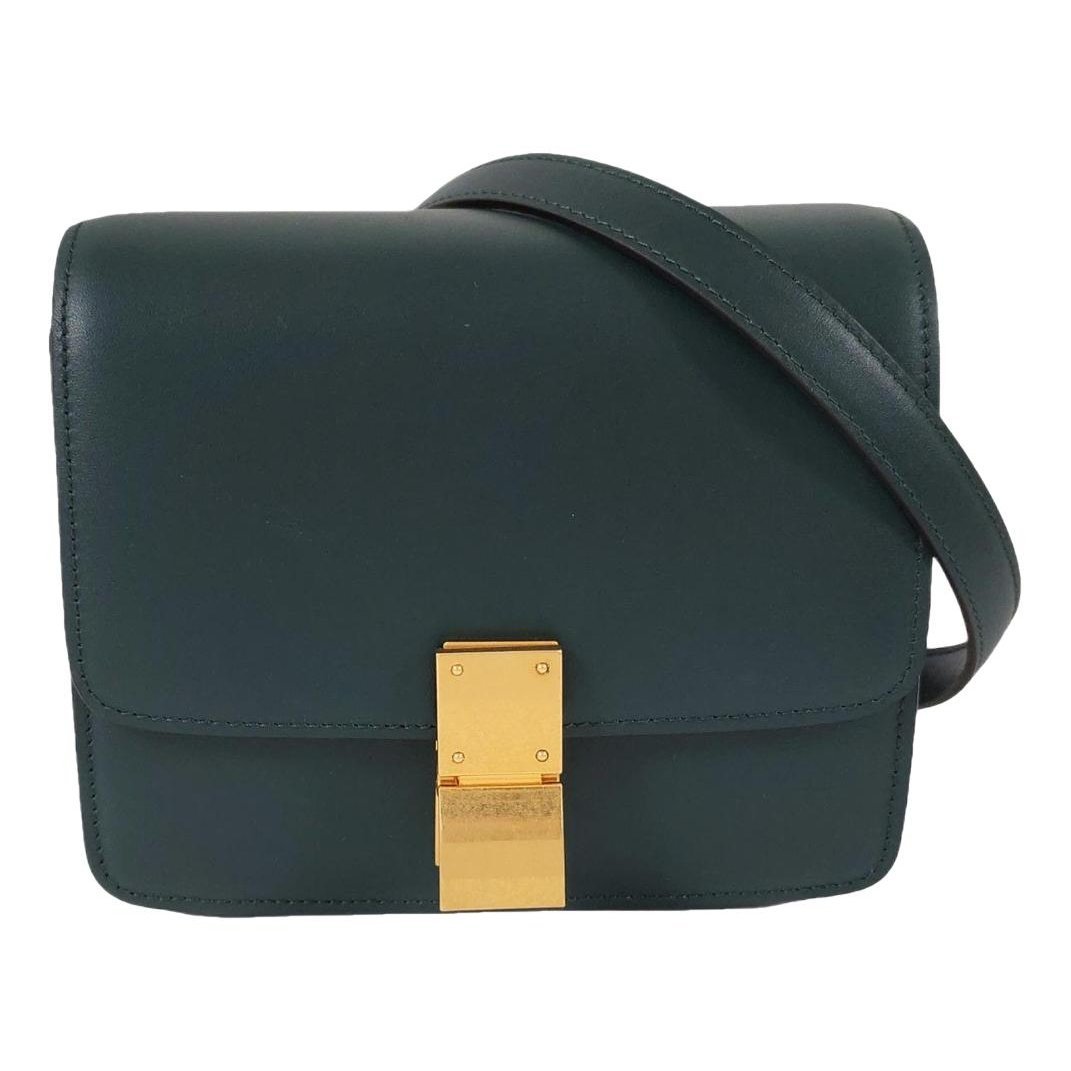 Classic leather crossbody bag