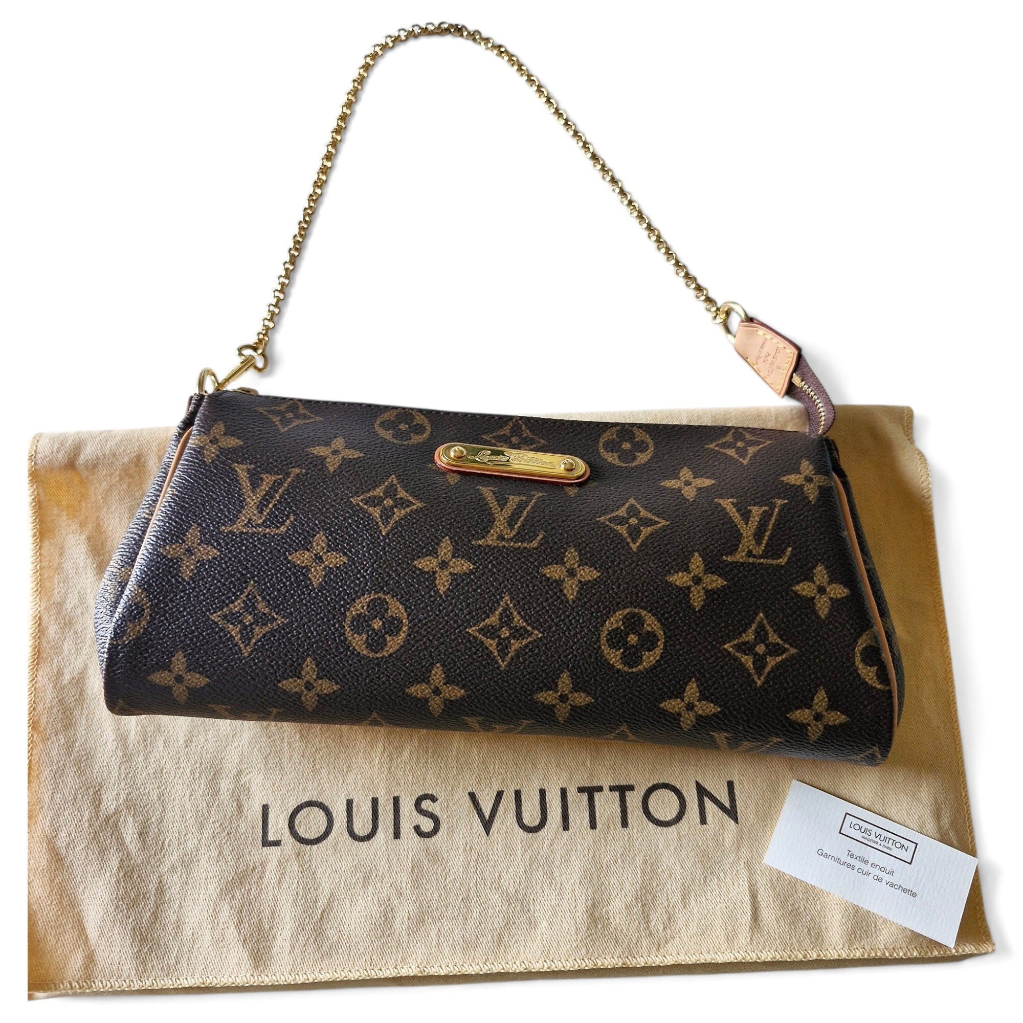 Leather clutch bag