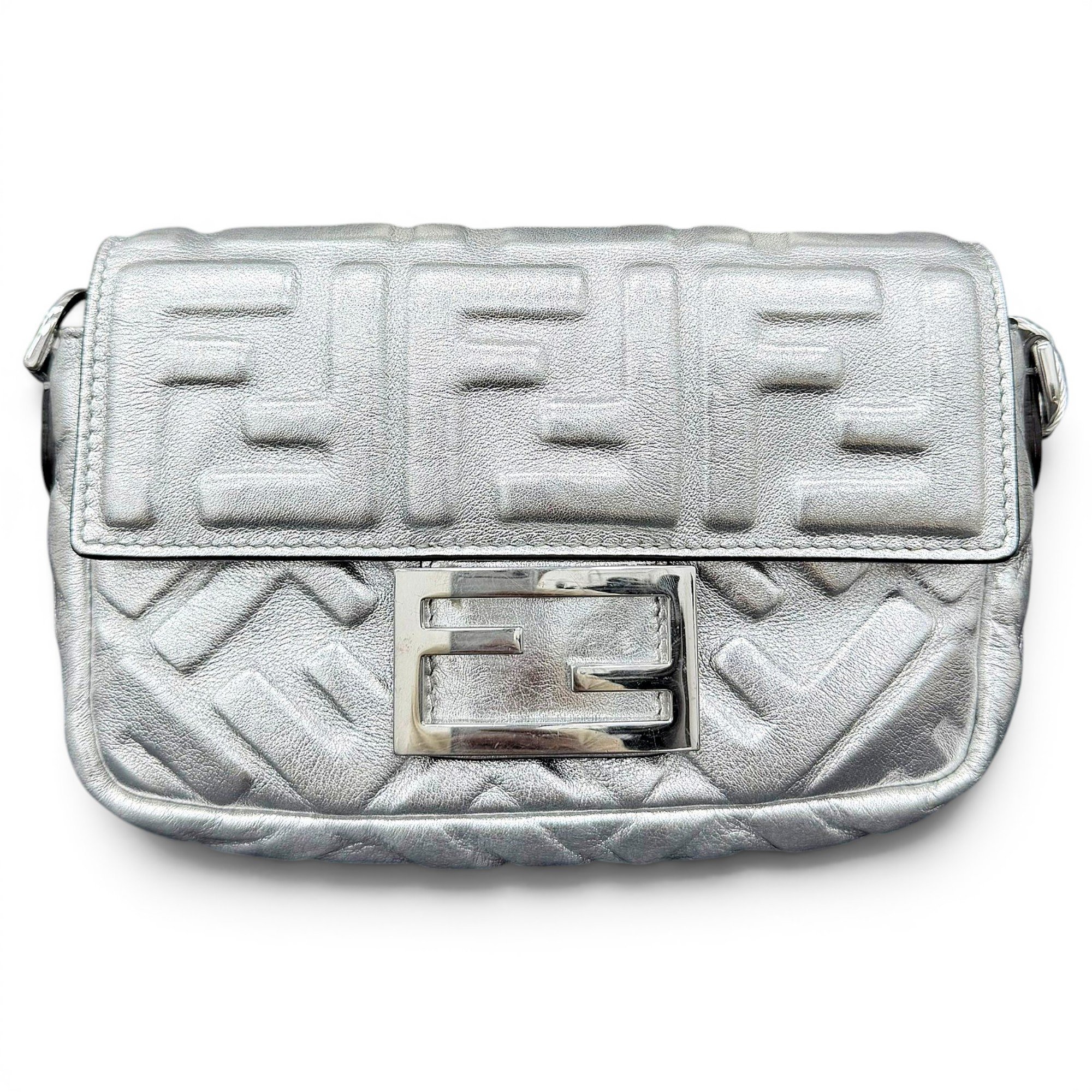 Baguette leather handbag