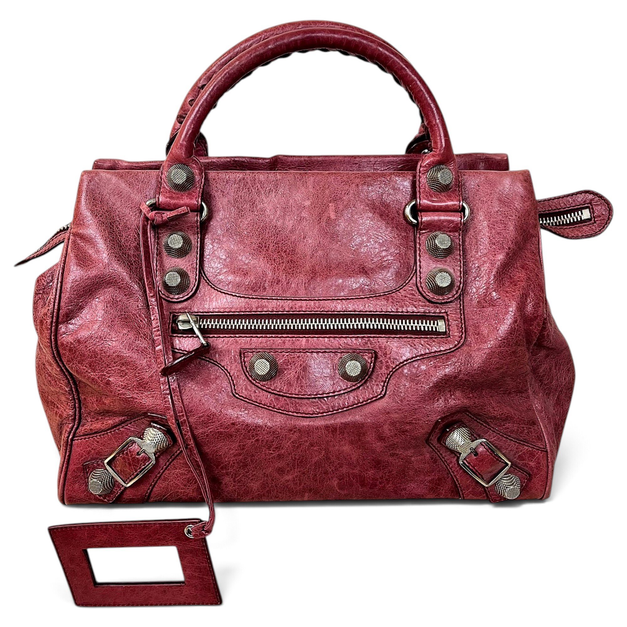 Leather handbag