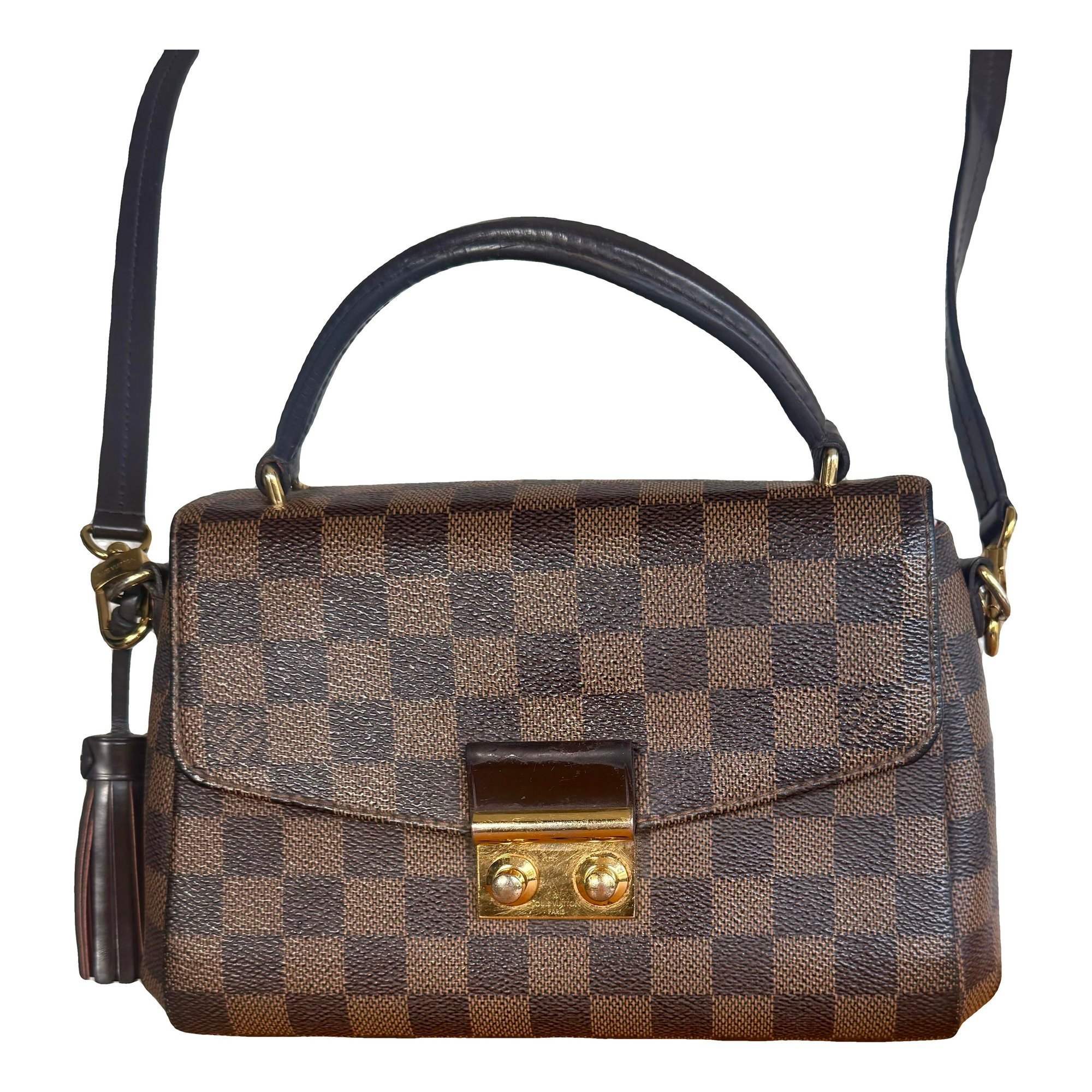 Croisette leather crossbody bag