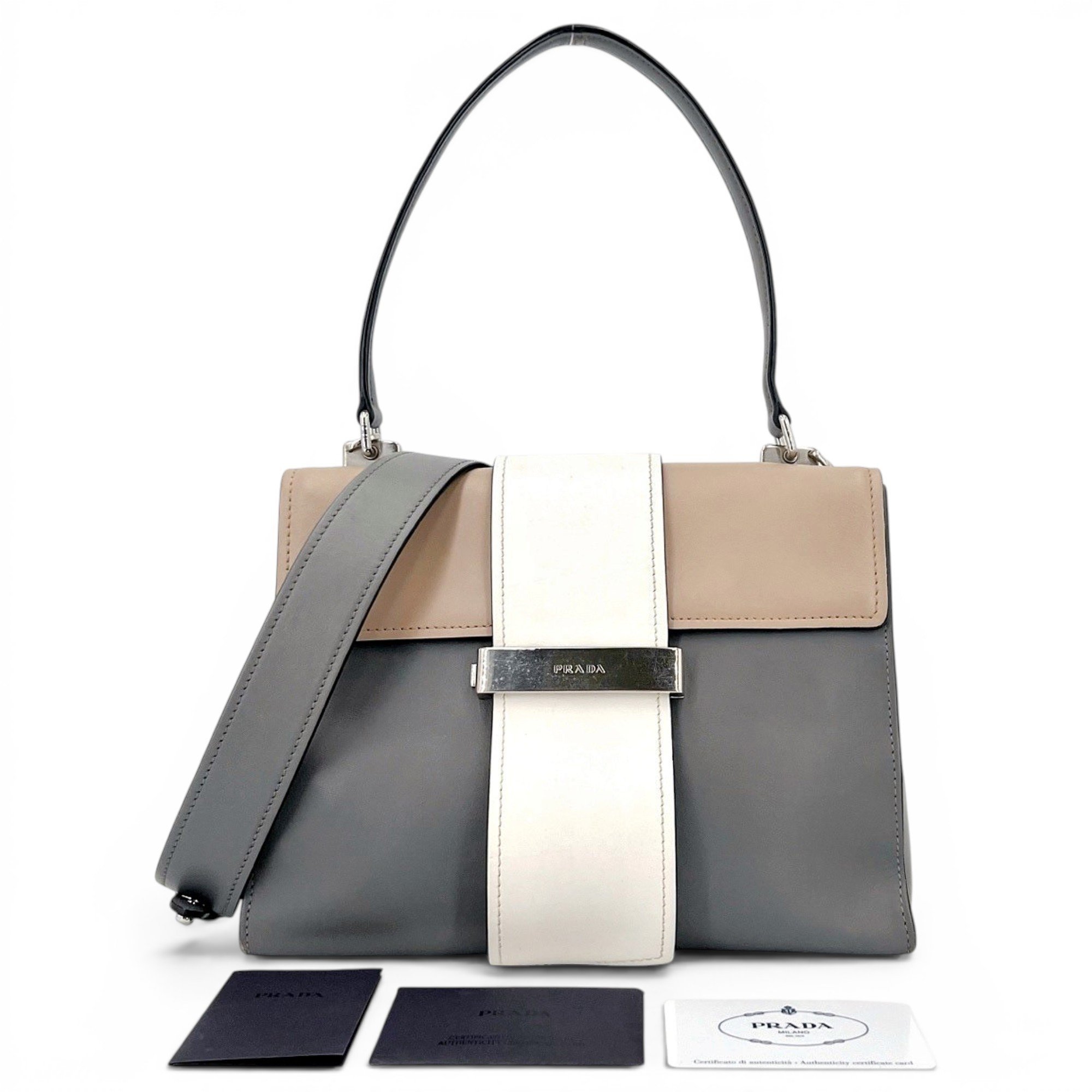 Leather handbag