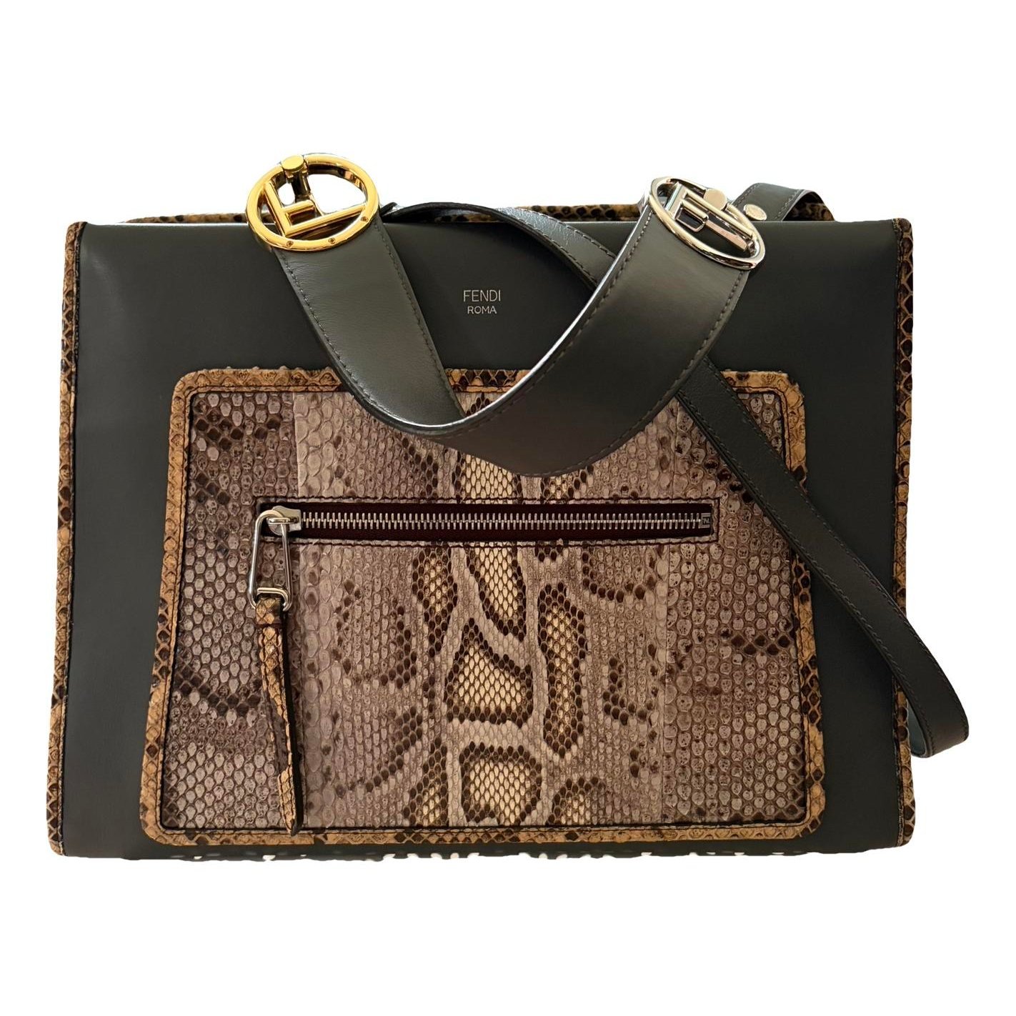 Runaway leather satchel