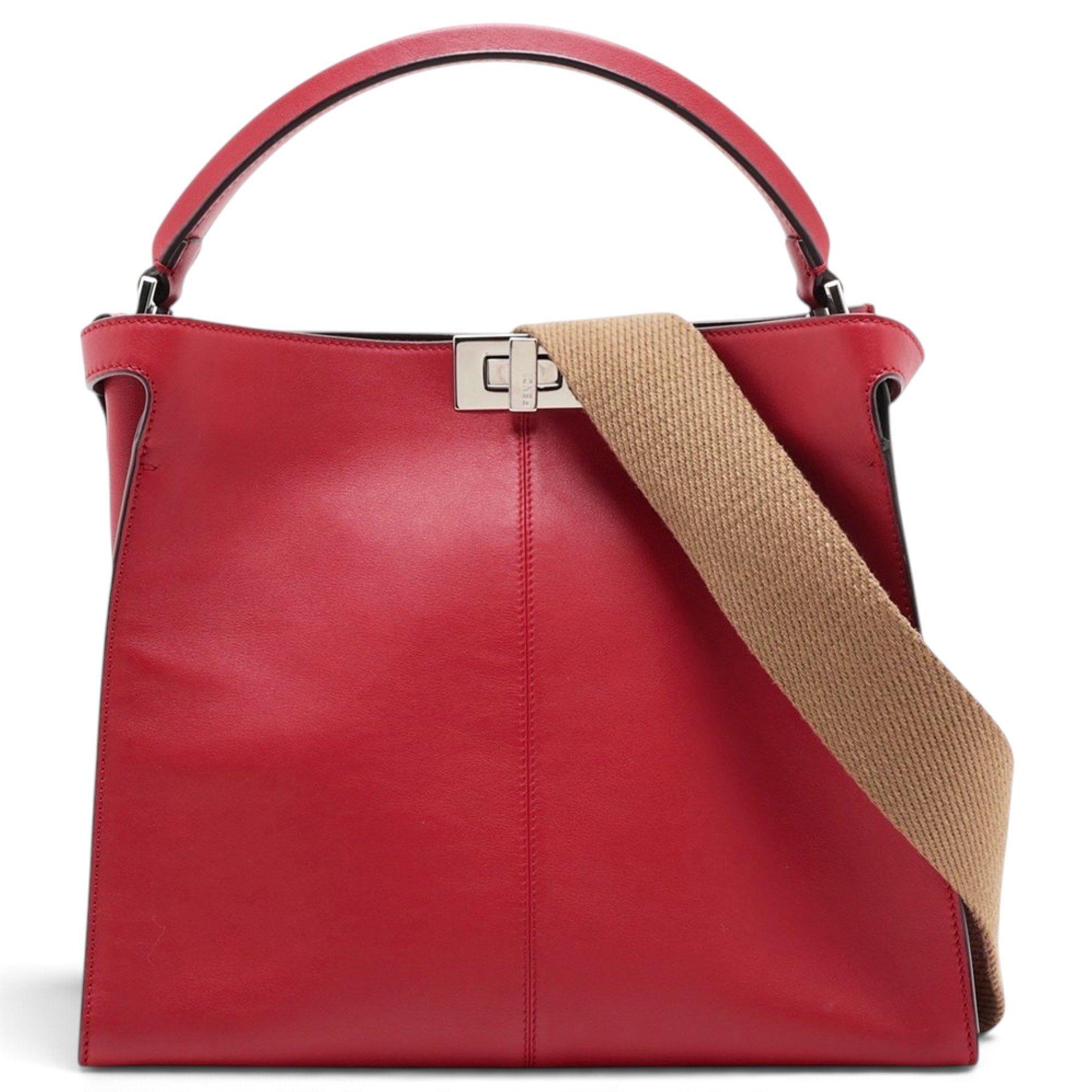 Peekaboo leather handbag