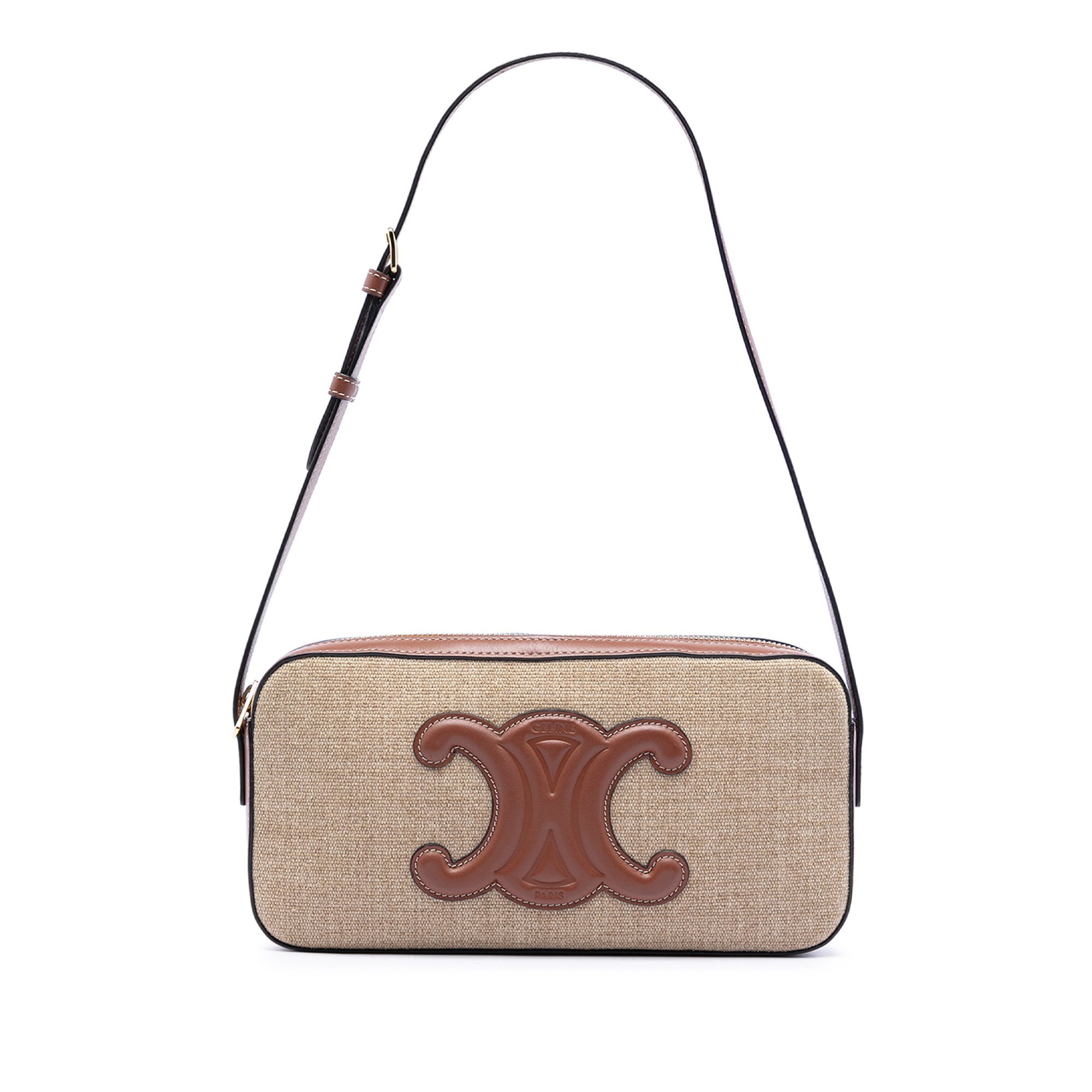 Triomphe leather handbag