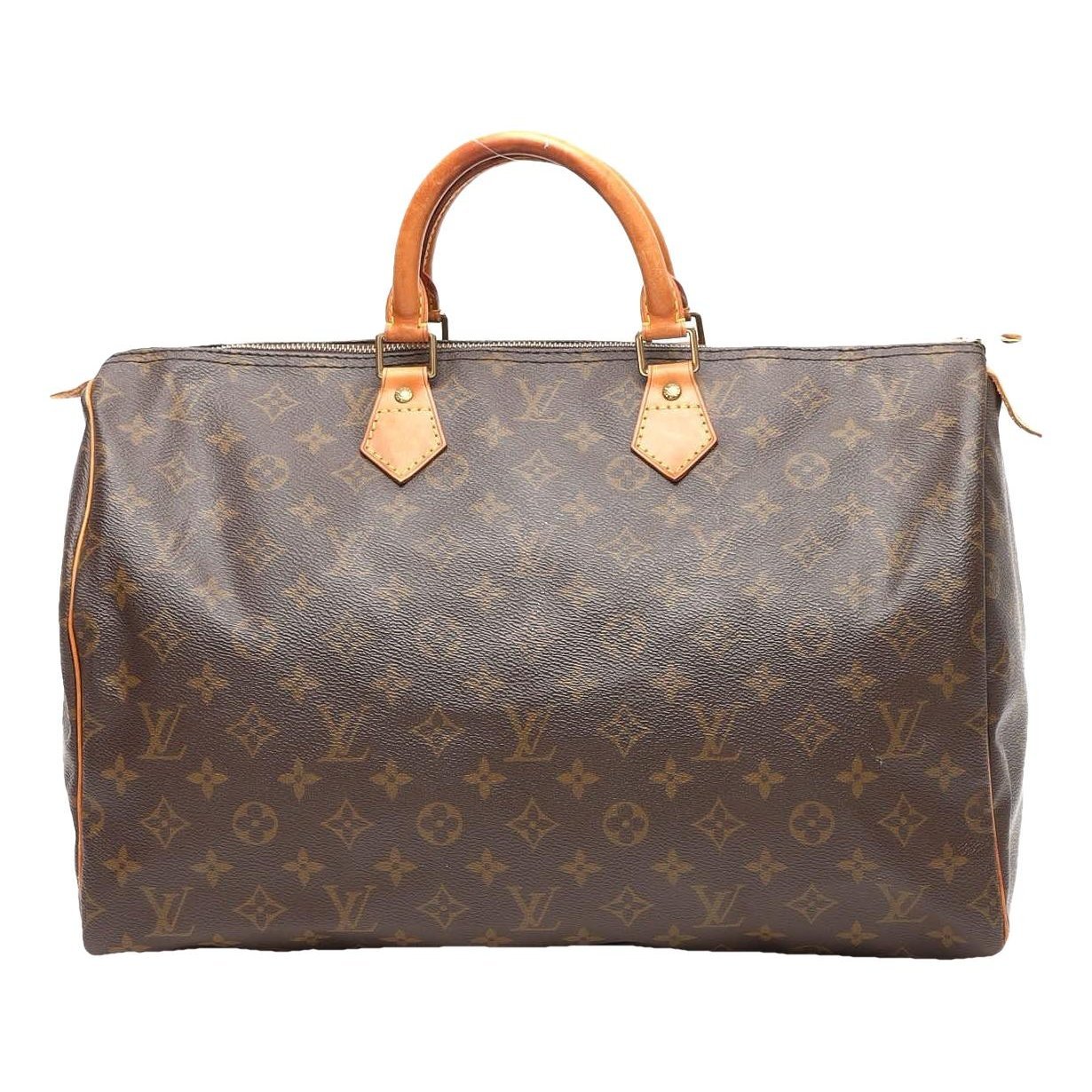 Speedy leather handbag