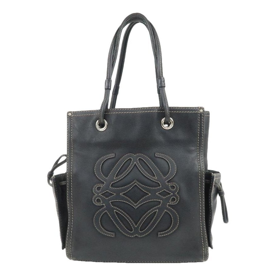 Leather tote
