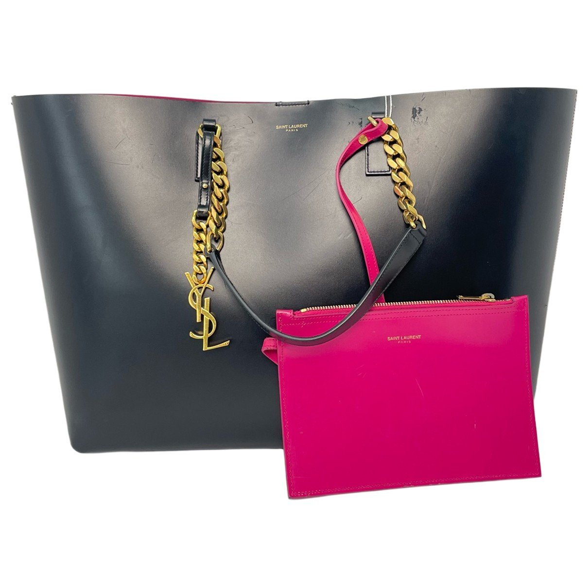 Shopping leather tote