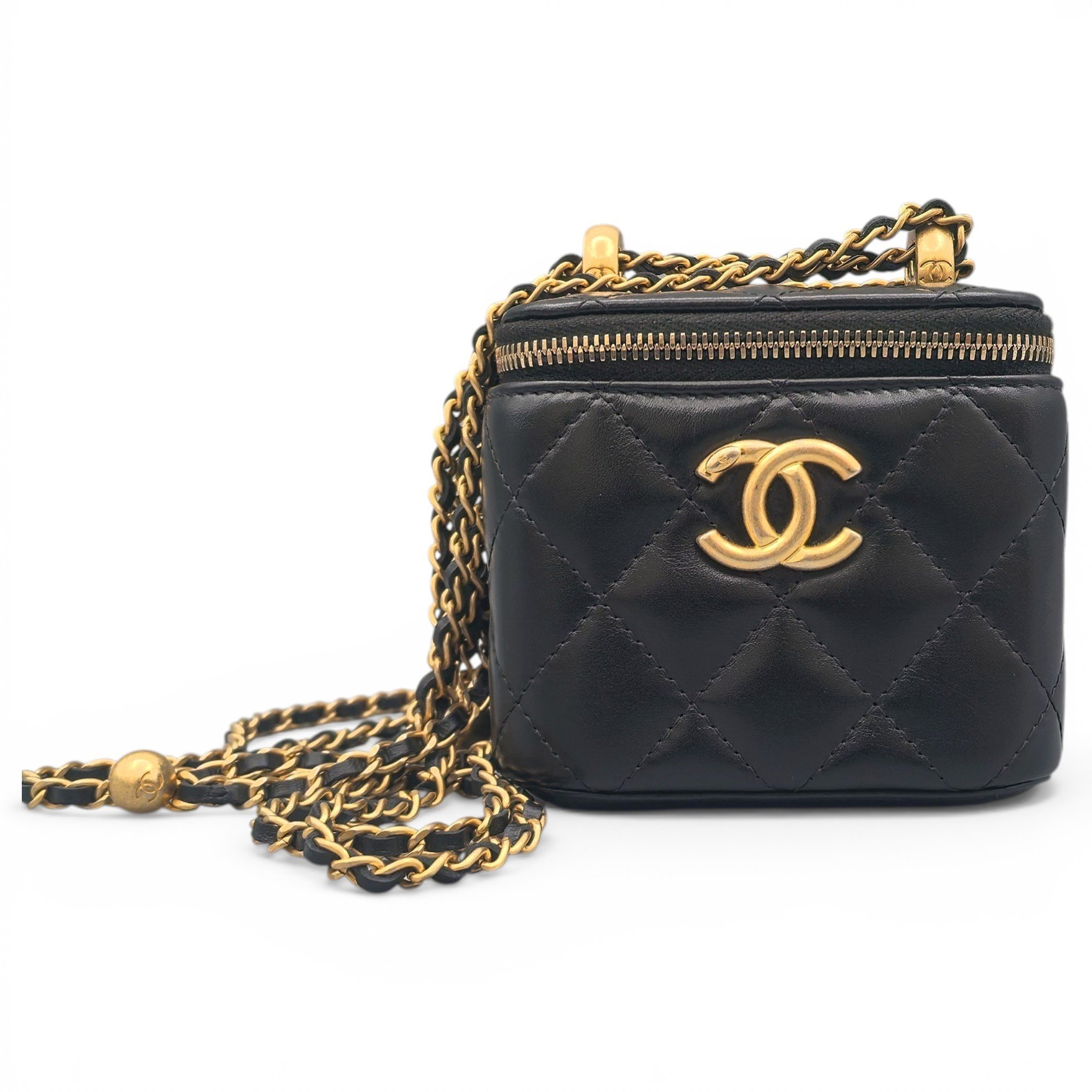 Vanity leather mini bag