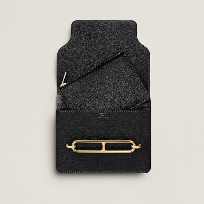 Noir Roulis Slim Wallet
