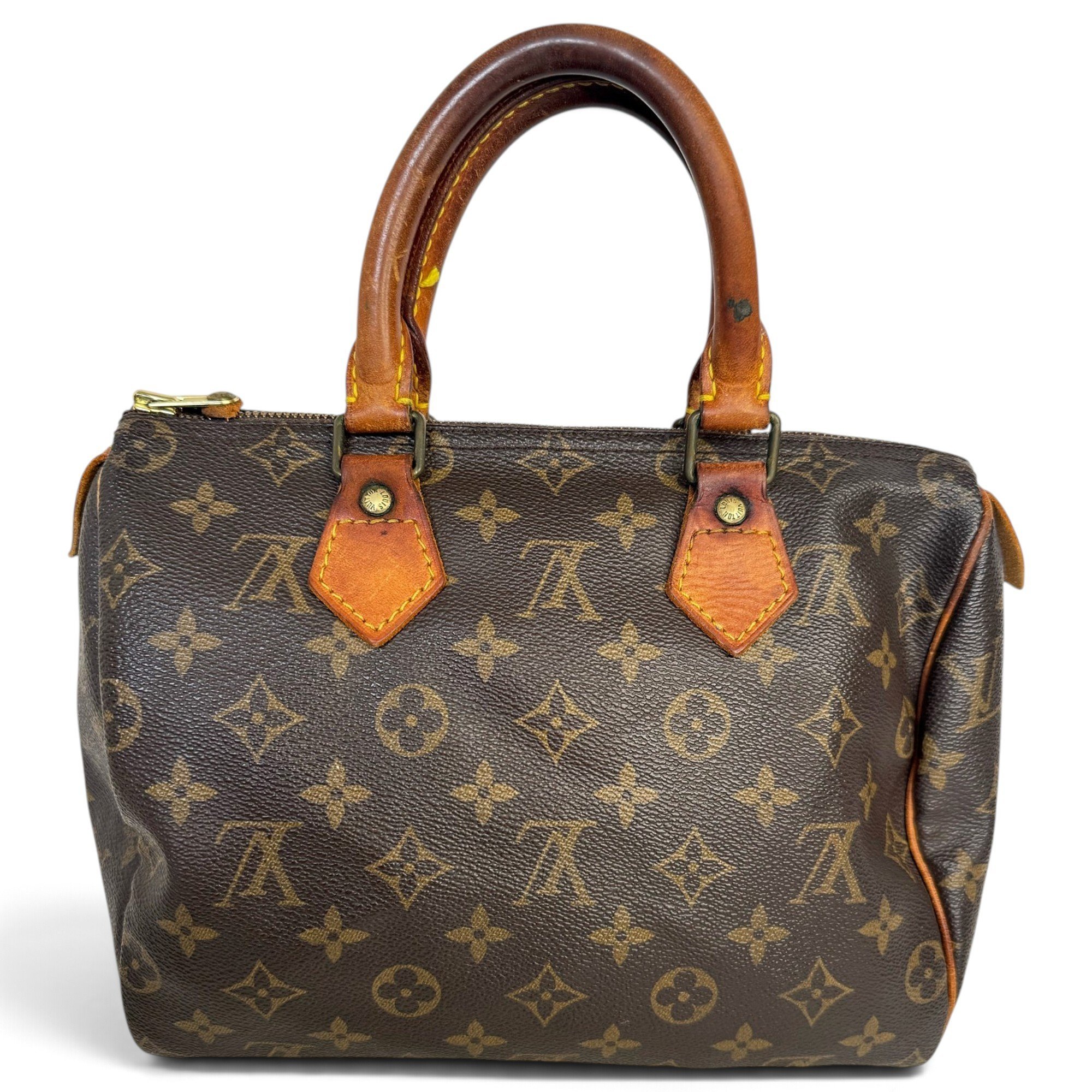 Speedy leather bowling bag