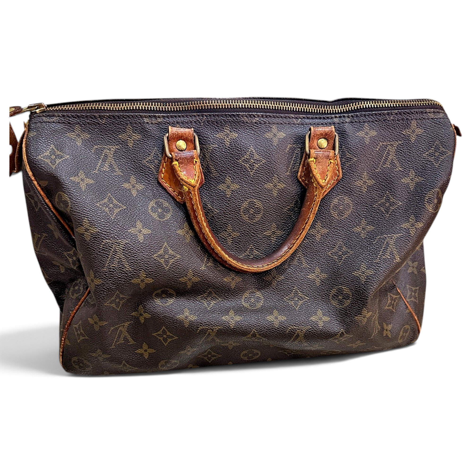 Speedy leather handbag