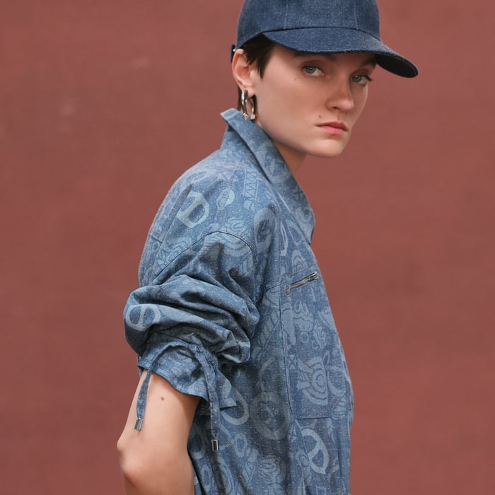 Bleu Denim "Candy Libris" Coat