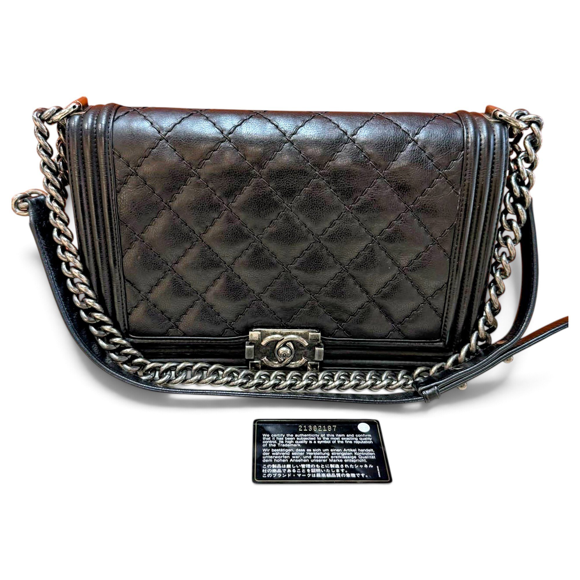 Boy leather handbag