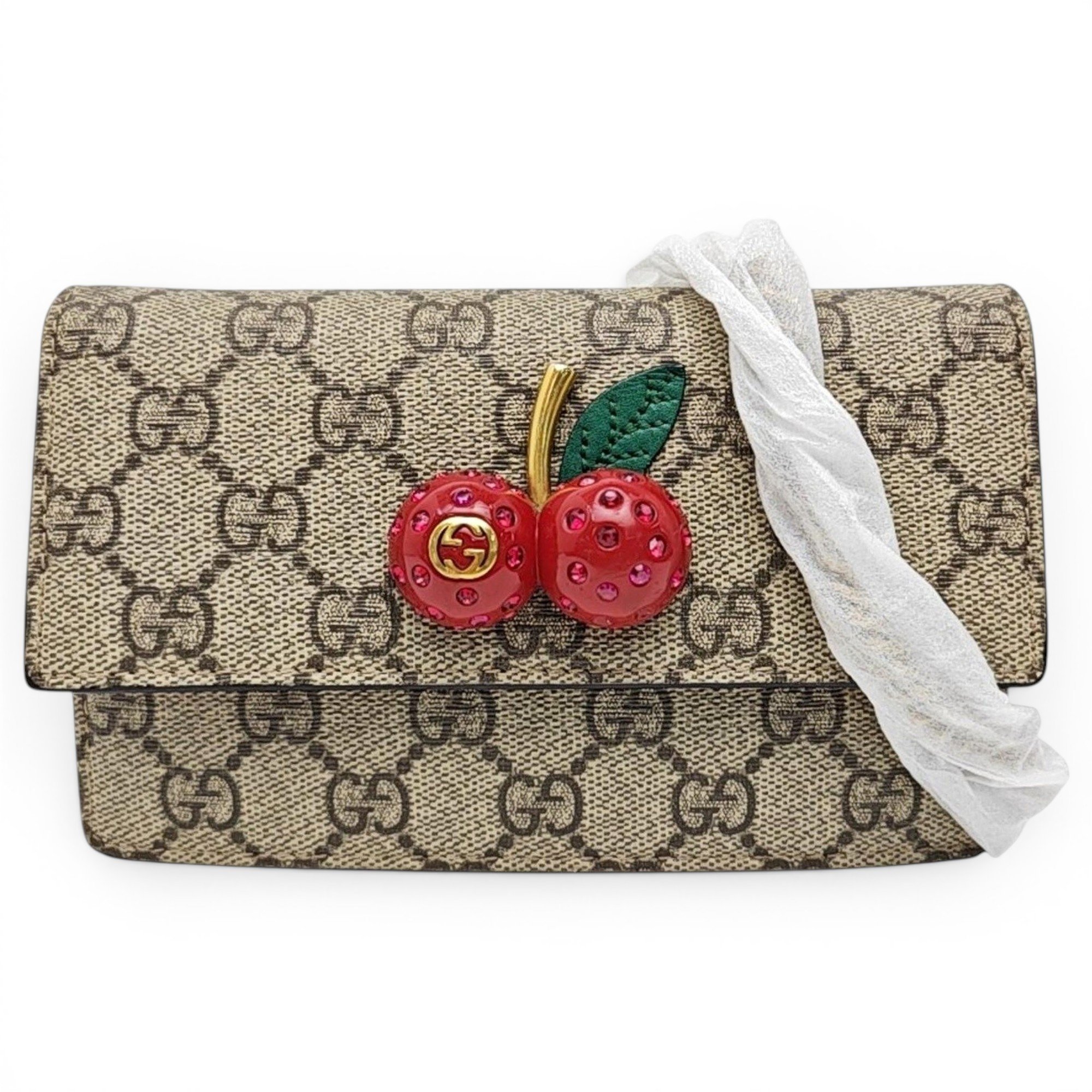 Ophidia GG Supreme leather handbag