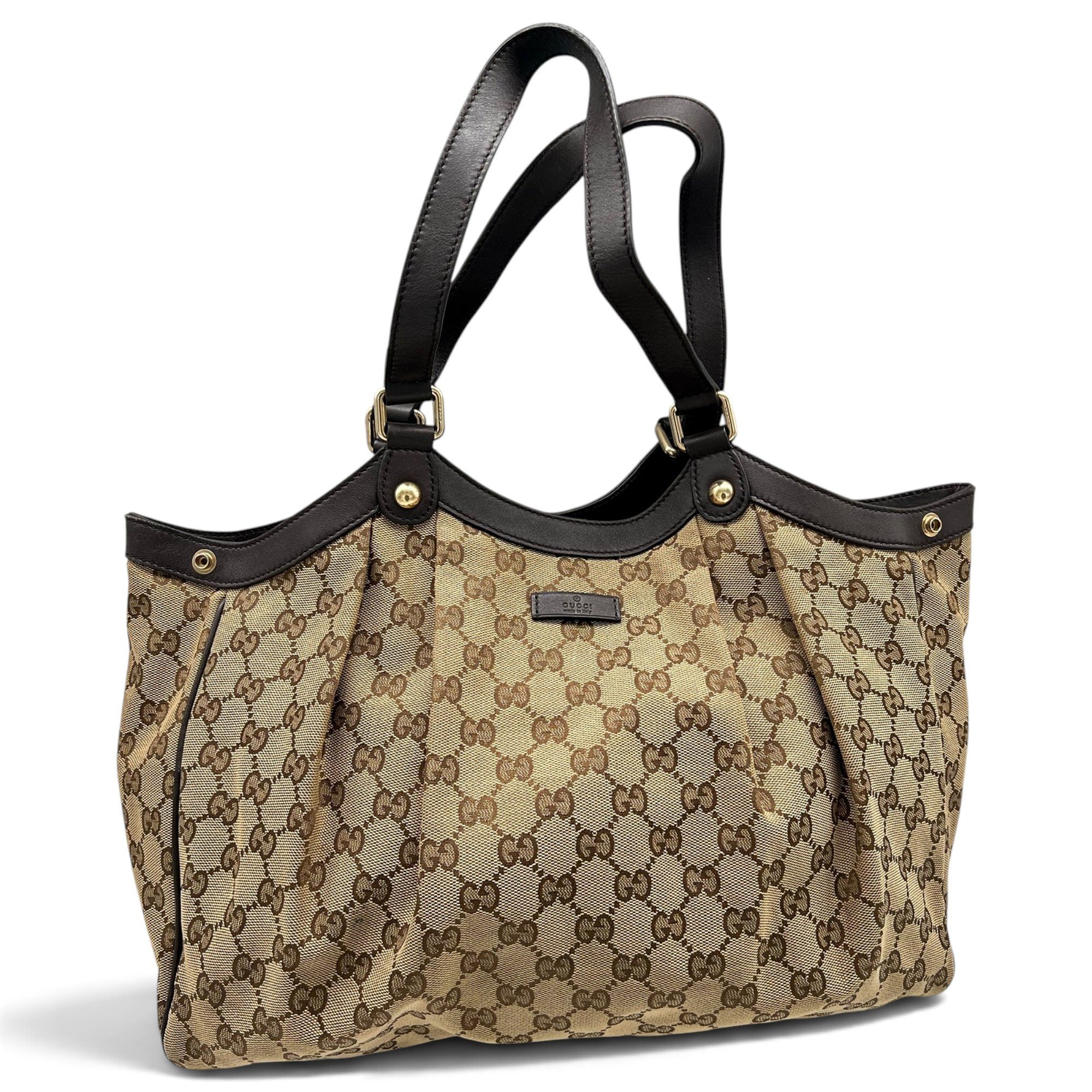 Leather tote