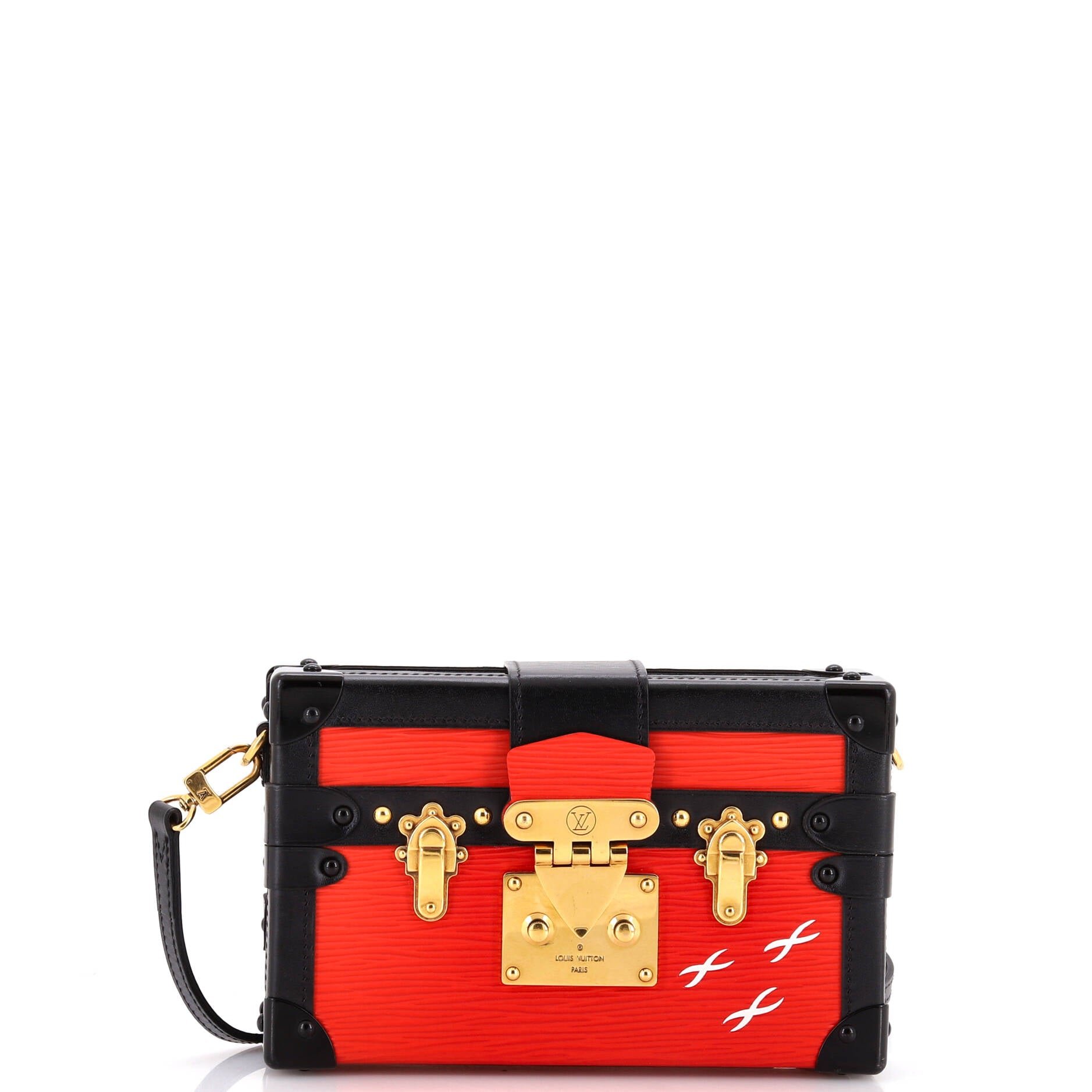 Louis Vuitton Petite Malle Handbag Epi Leather
