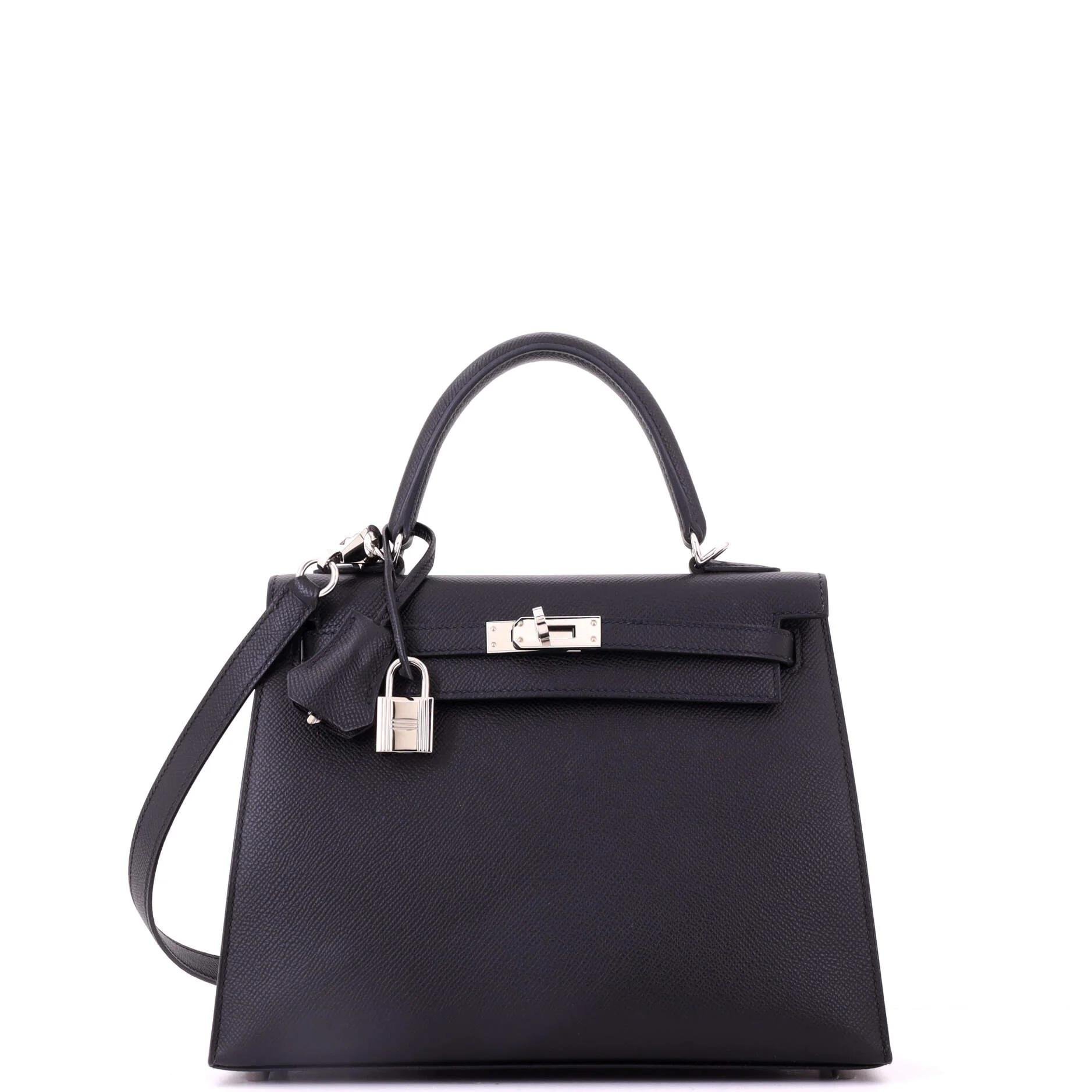 Kelly 25 leather handbag