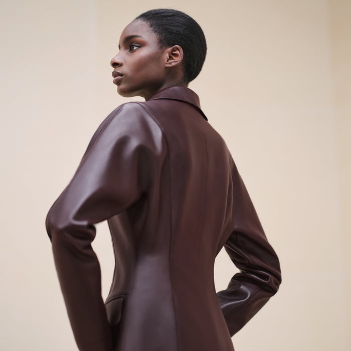 Rouge Sellier Fitted Coat