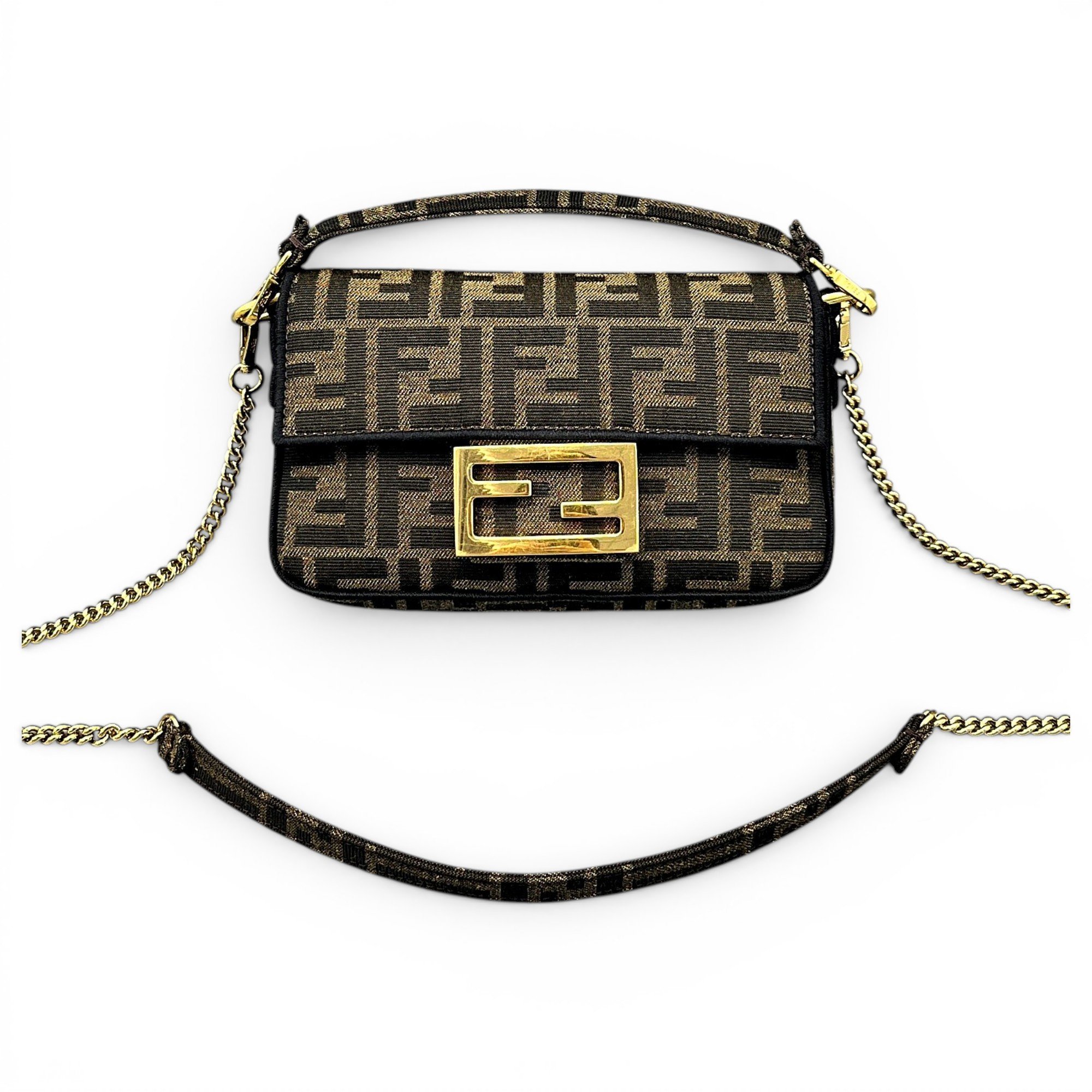 Baguette leather handbag