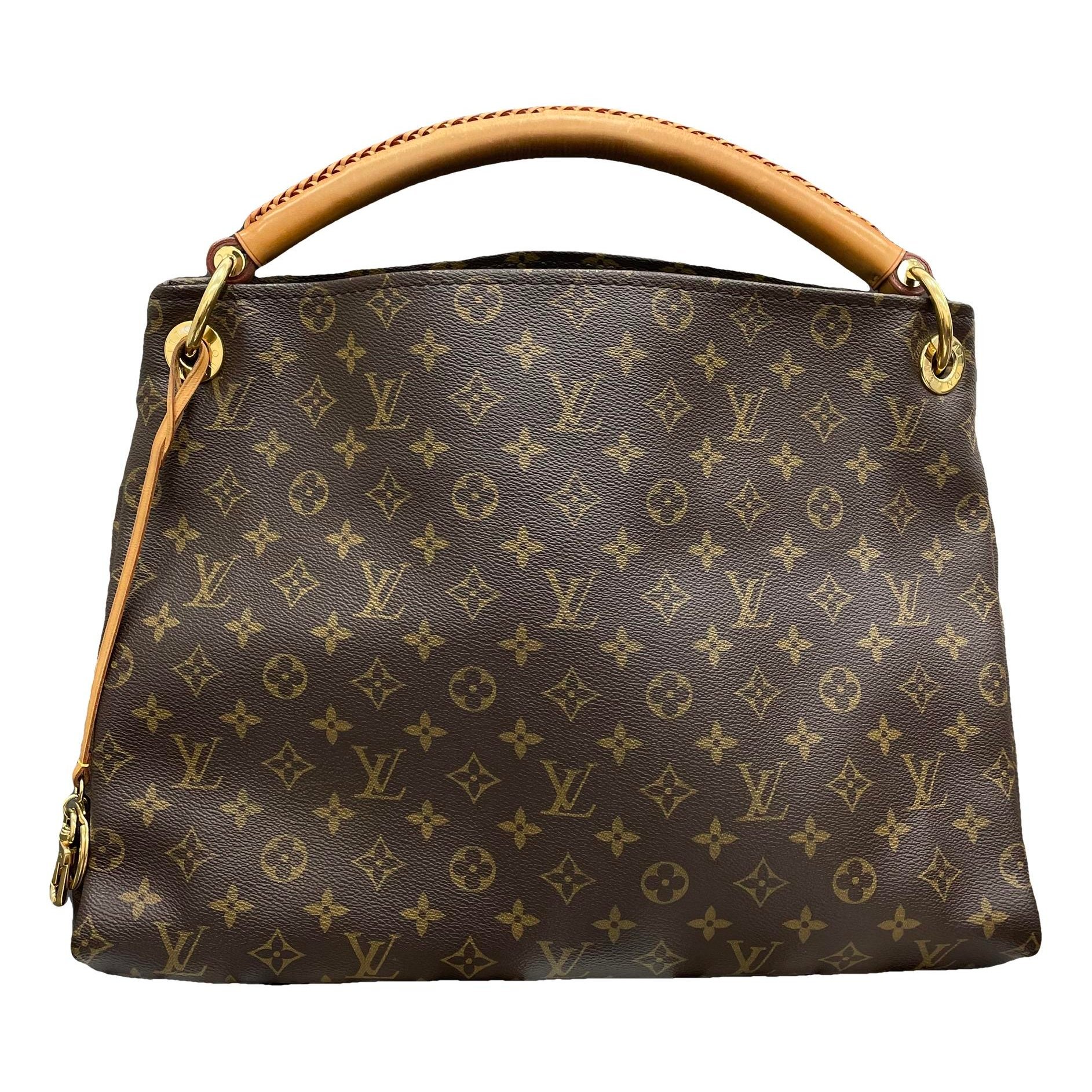 Artsy leather handbag