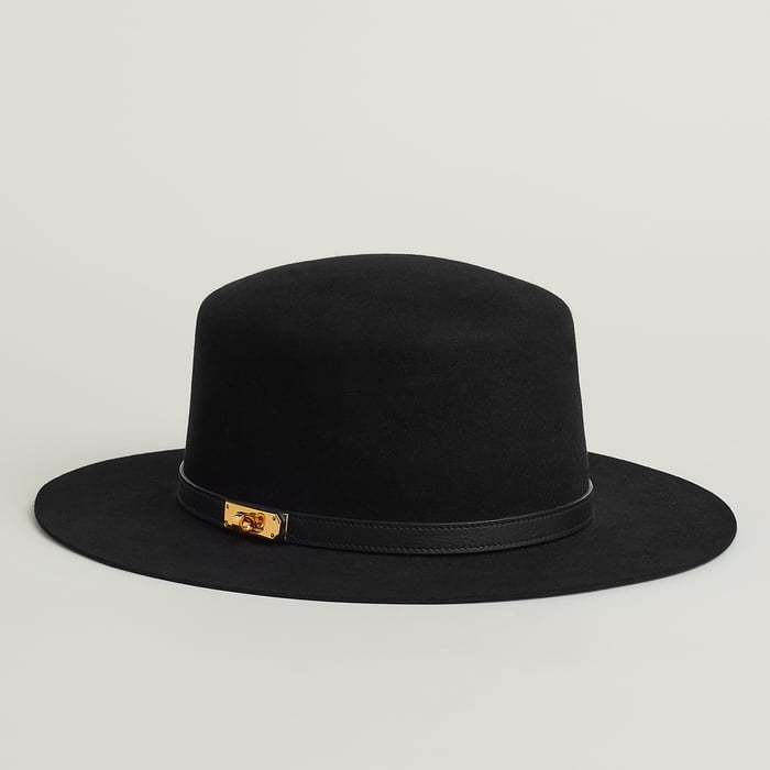 Noir Hampton Hat