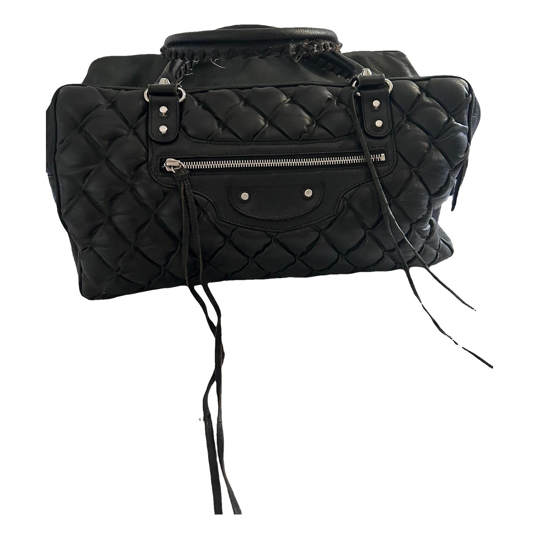 Leather handbag