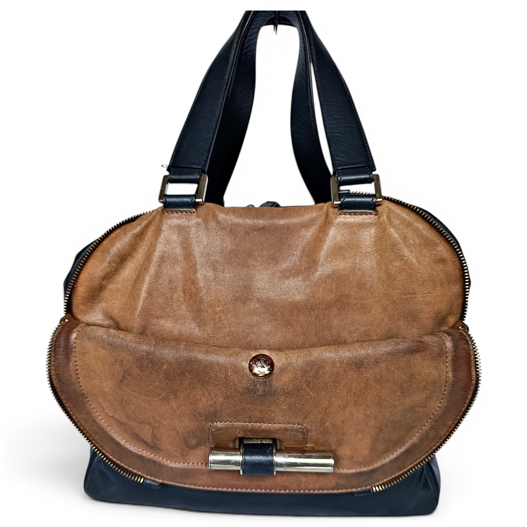 Bon leather handbag