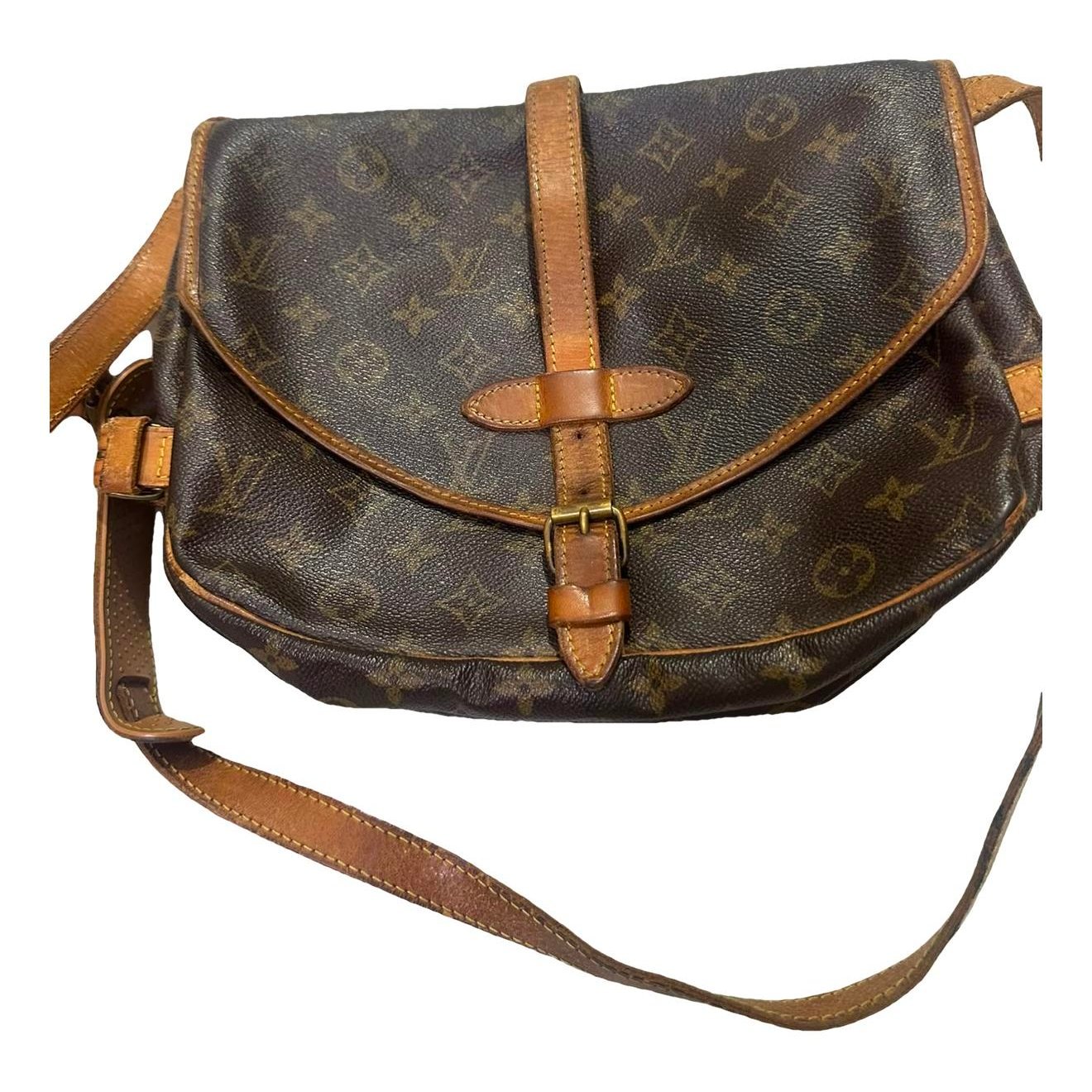 Gibeciere leather crossbody bag