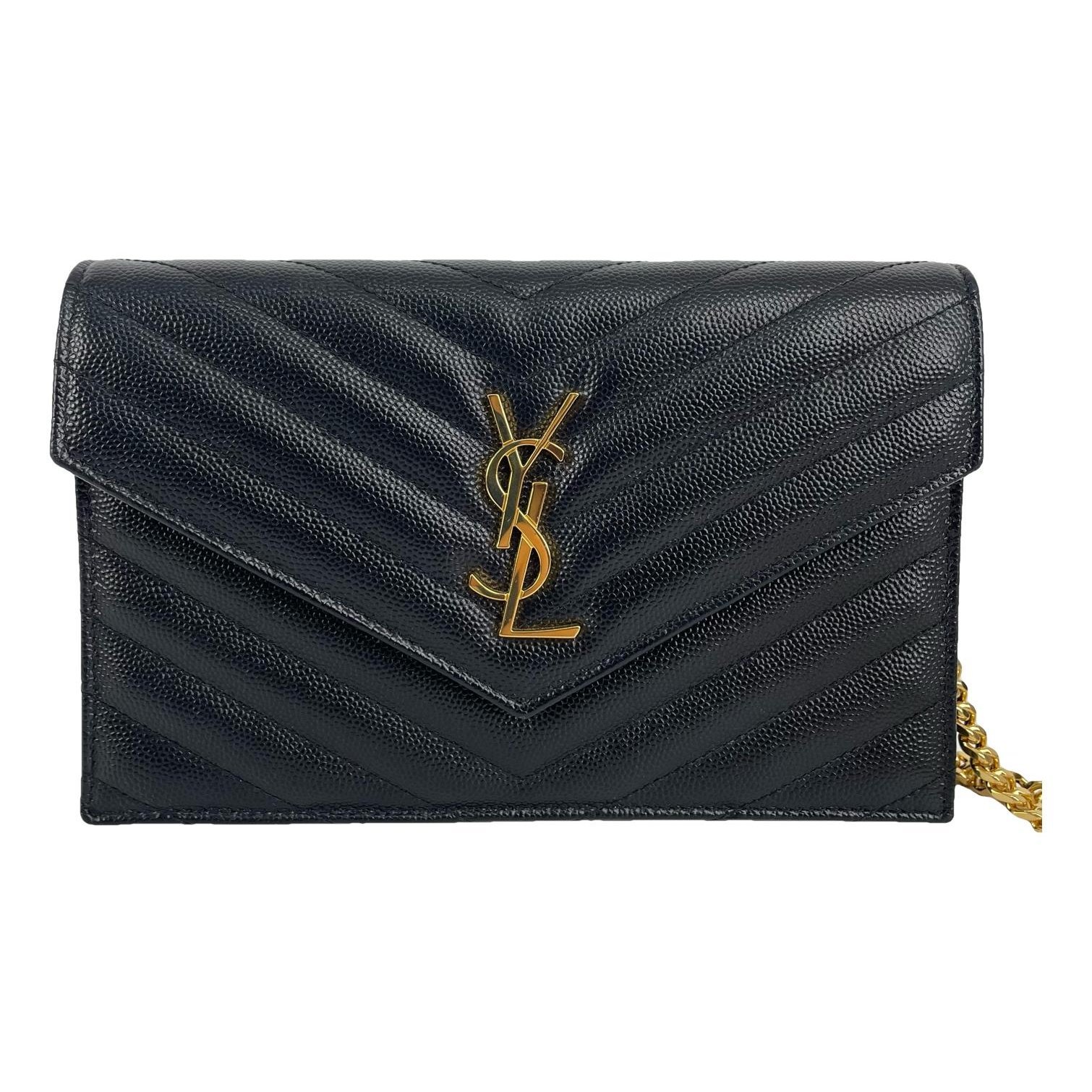 Envelope leather handbag