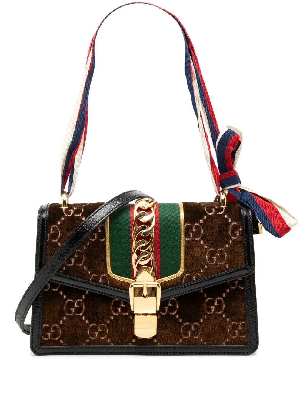 2016-2026 Small GG Velvet Sylvie crossbody bag
