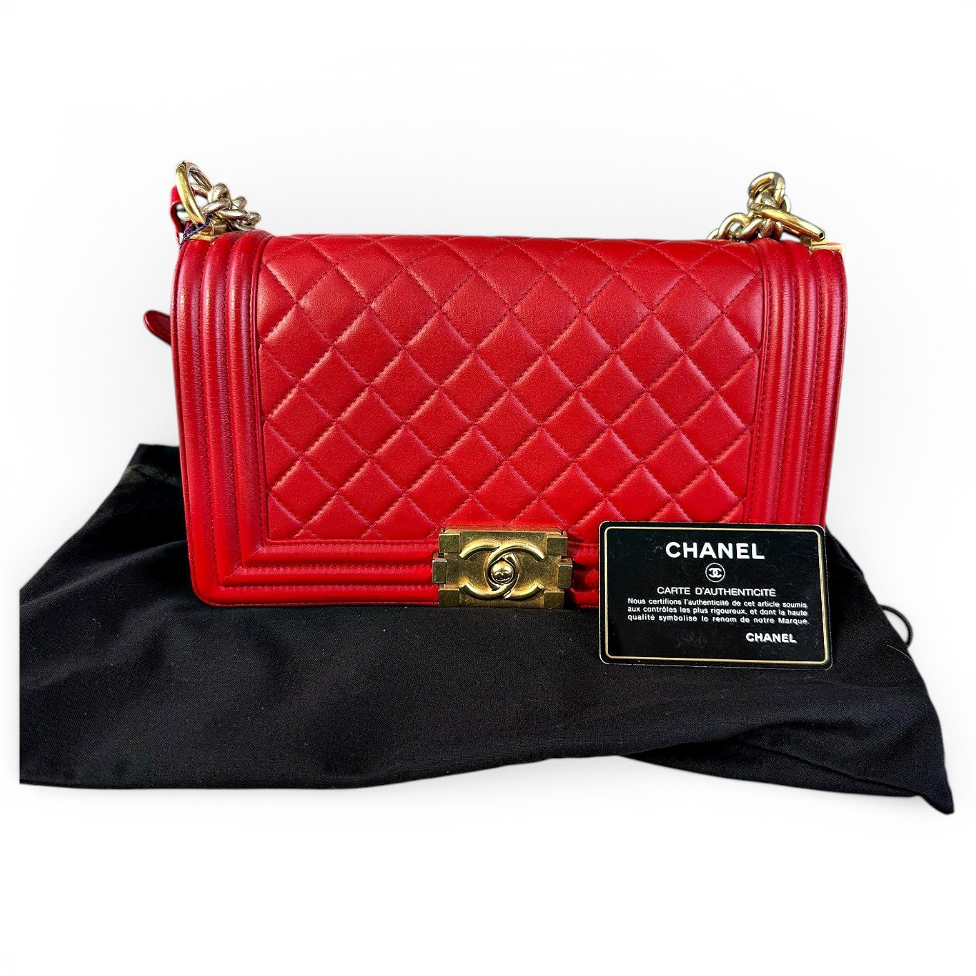 Boy leather crossbody bag