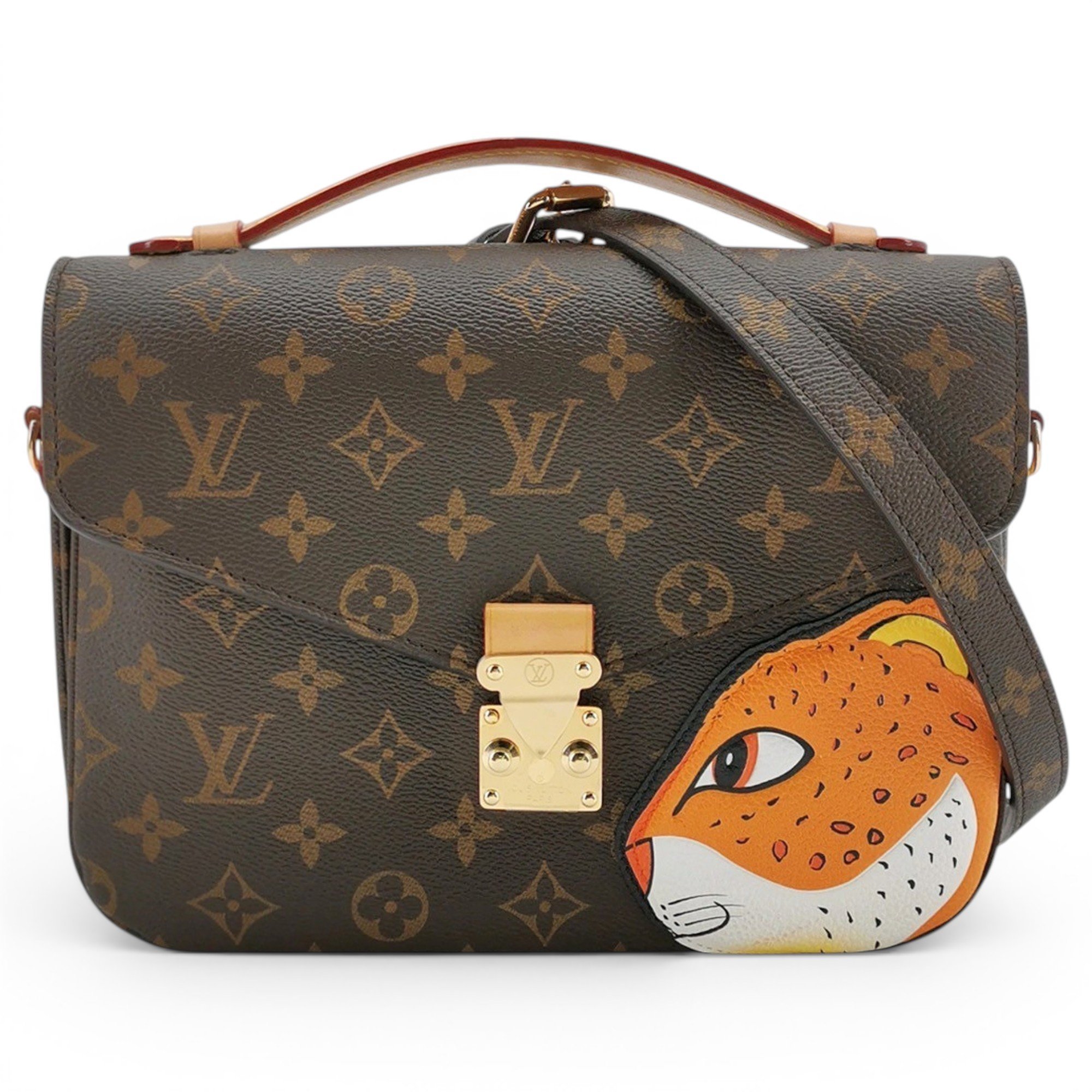Metis leather handbag