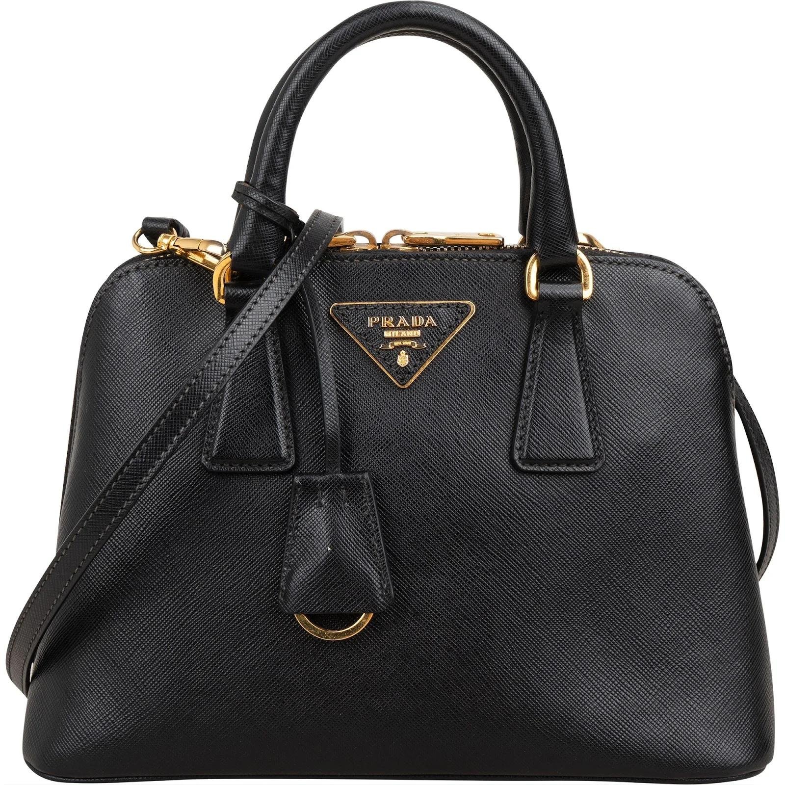 Promenade leather handbag