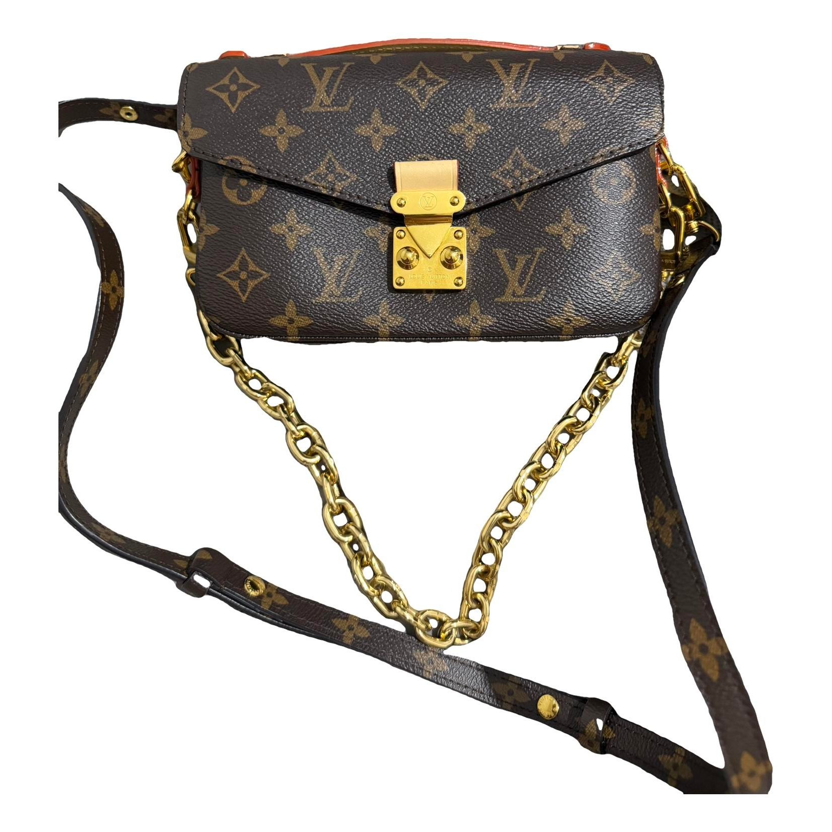 Metis East West leather crossbody bag
