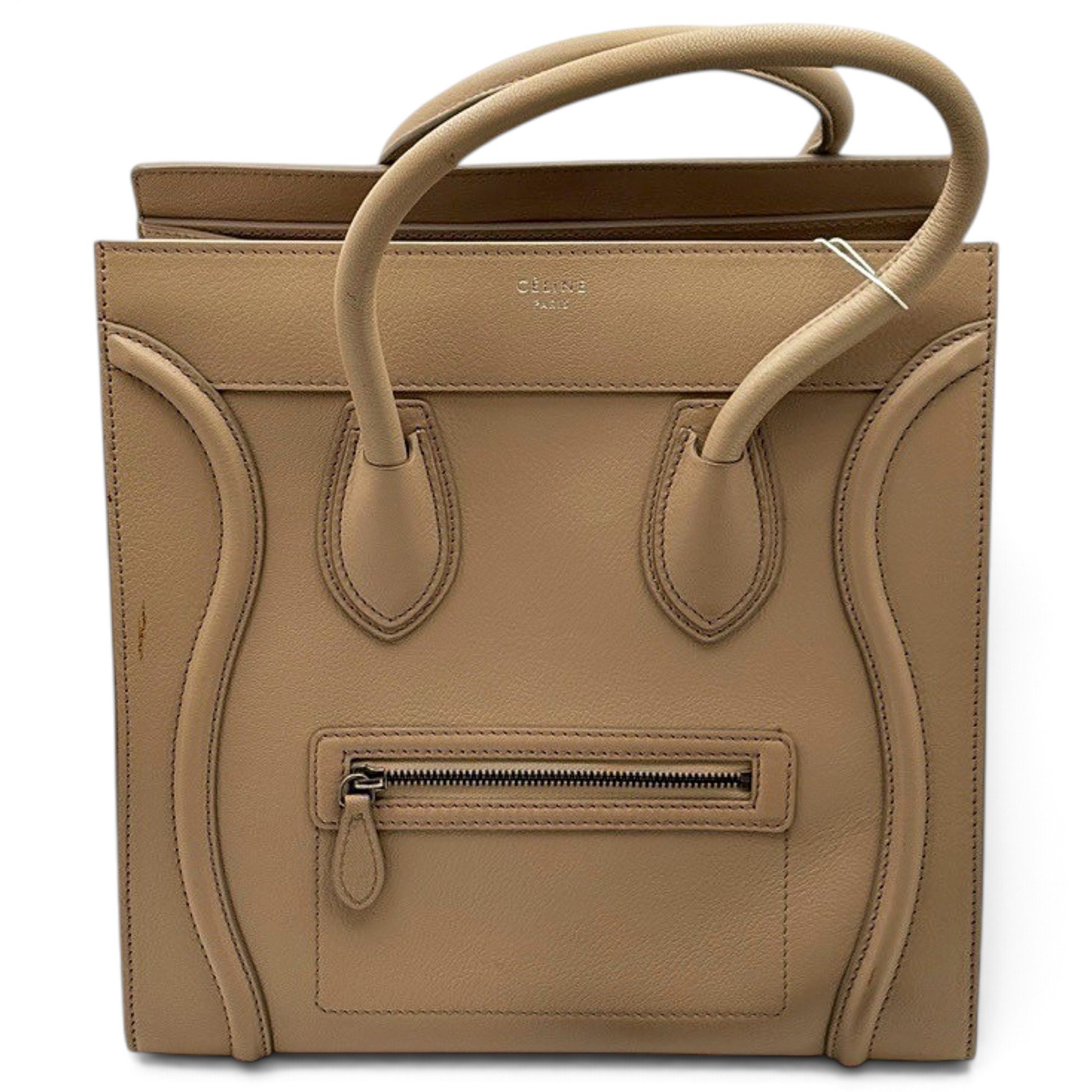 Luggage leather handbag