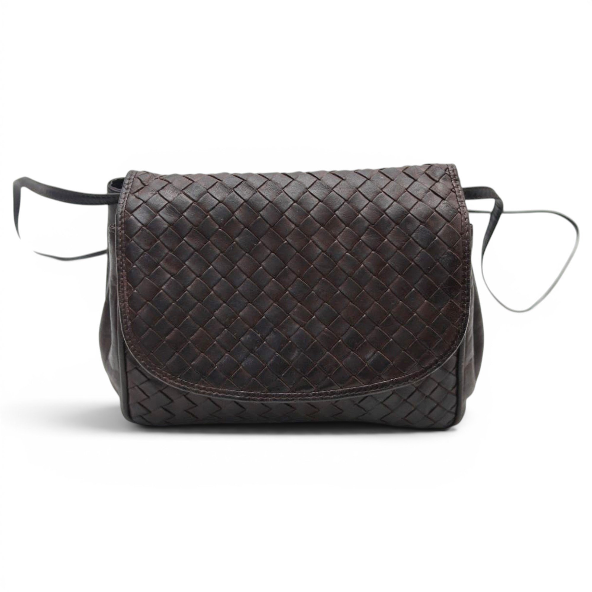 Loop leather handbag