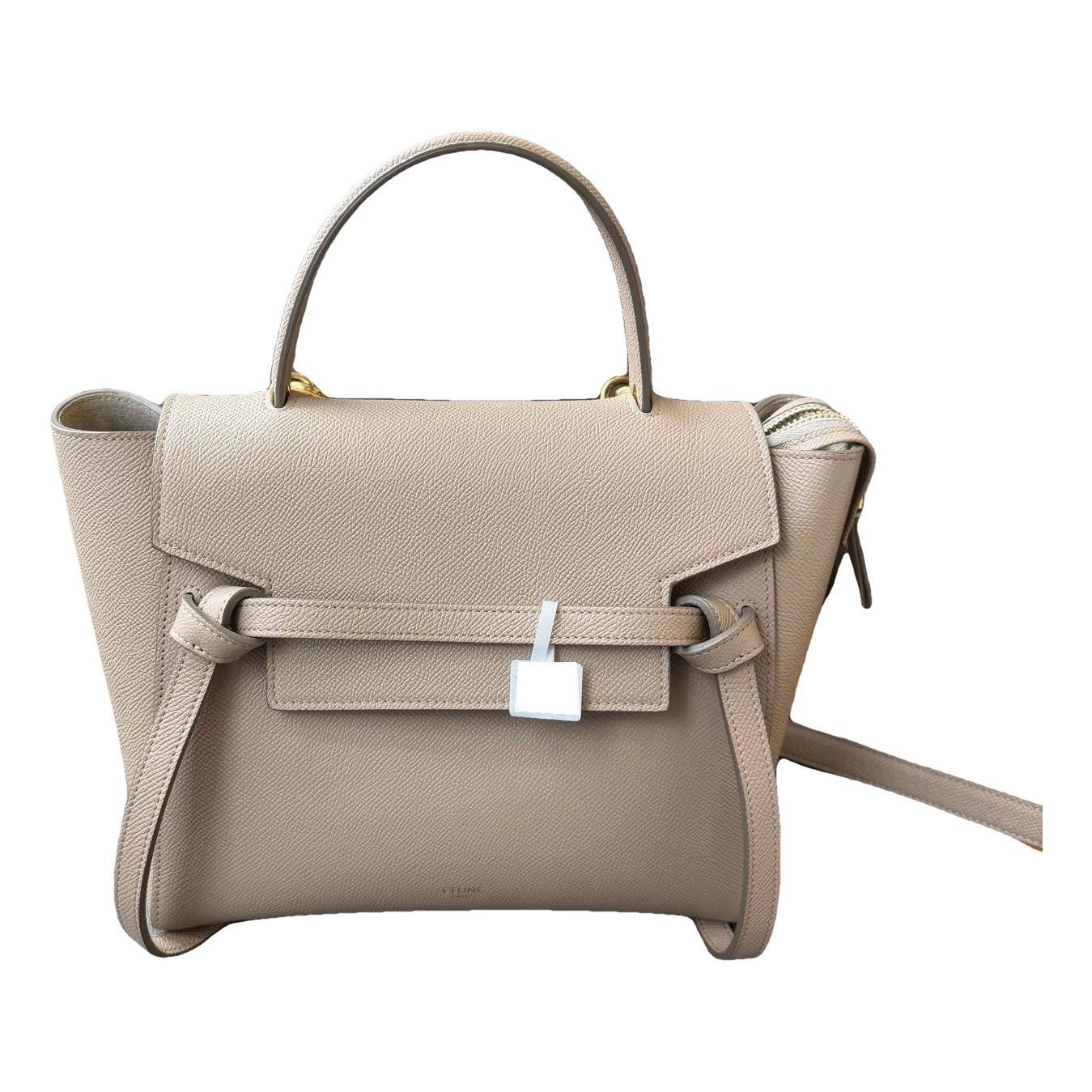 Belt pony-style calfskin handbag