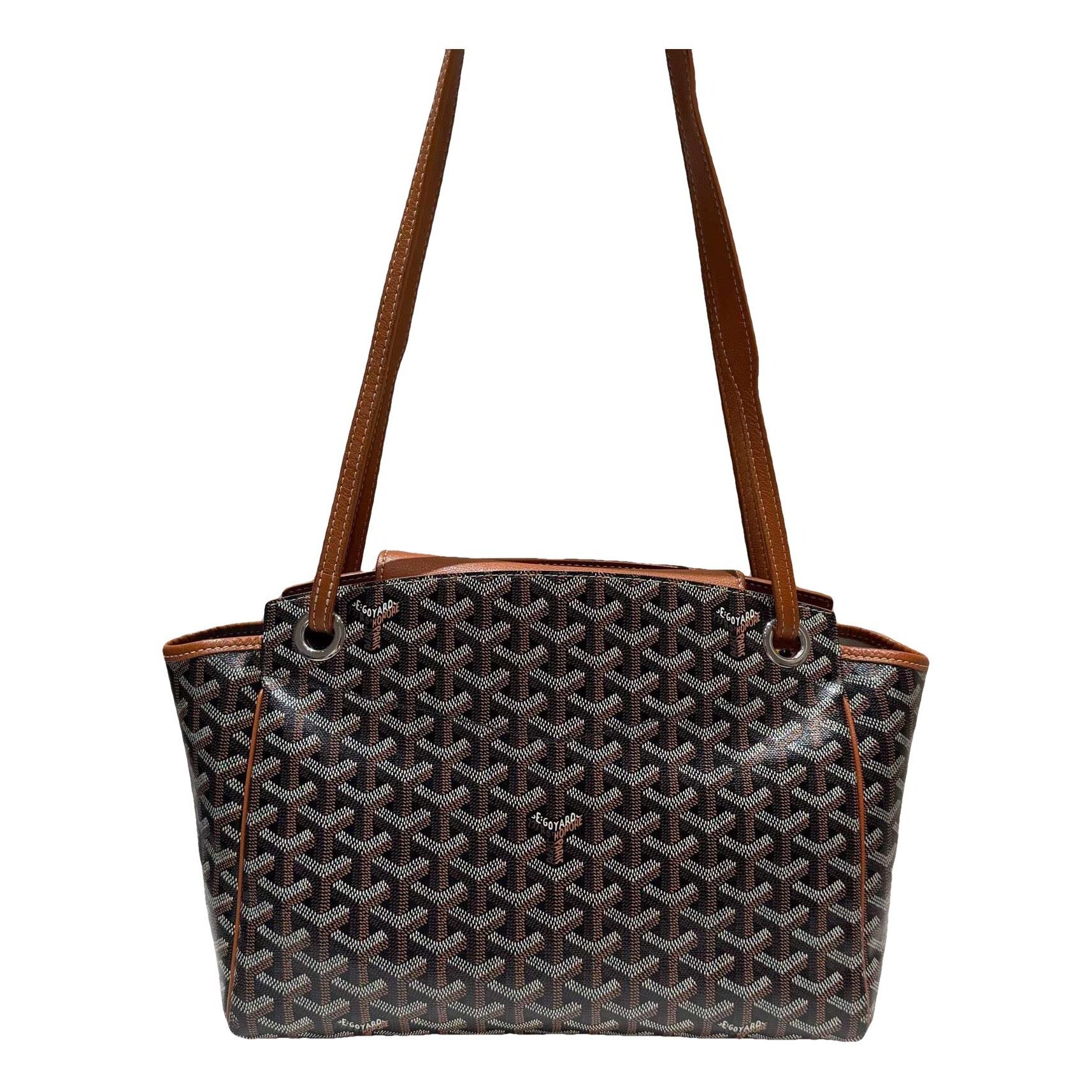 Rouette leather handbag