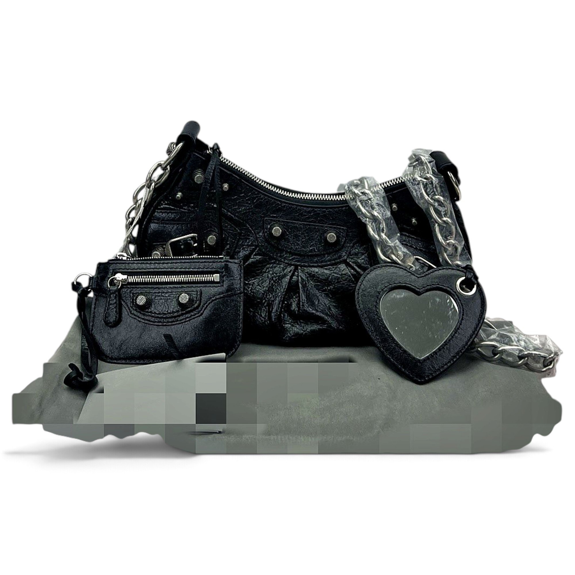 Le Cagole patent leather handbag