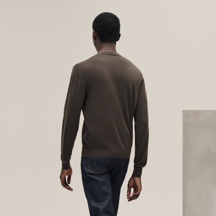 Café "Detail H" Crewneck Sweater