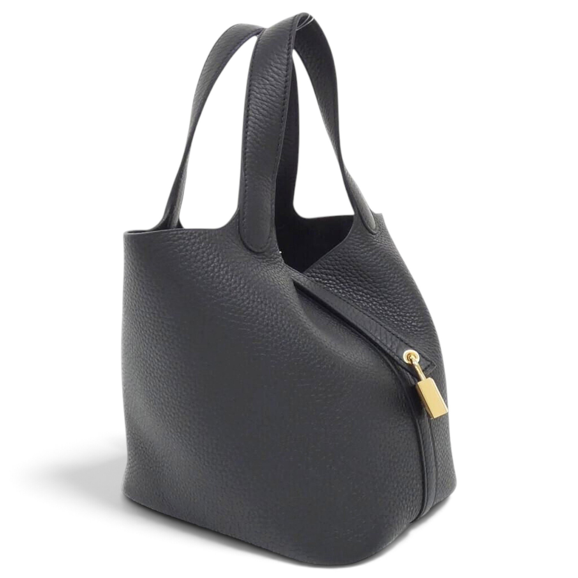 Picotin leather handbag