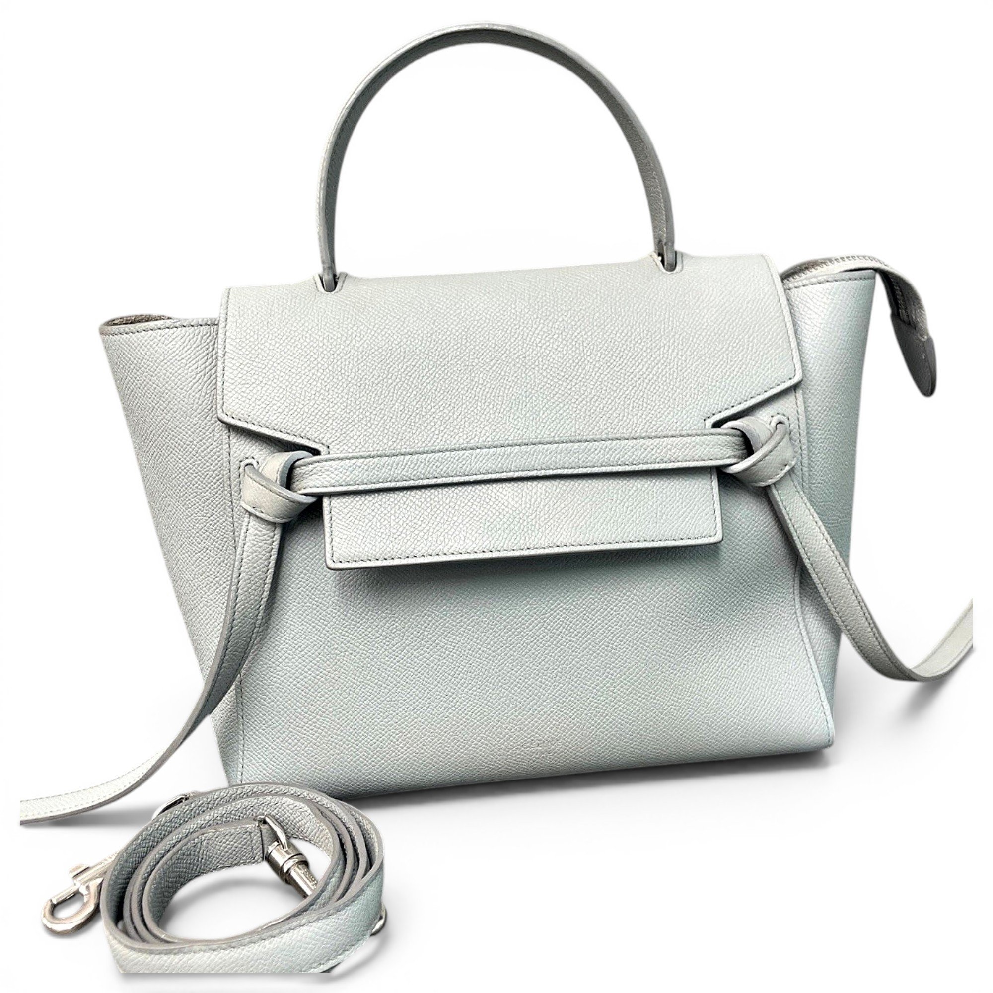 Belt leather handbag