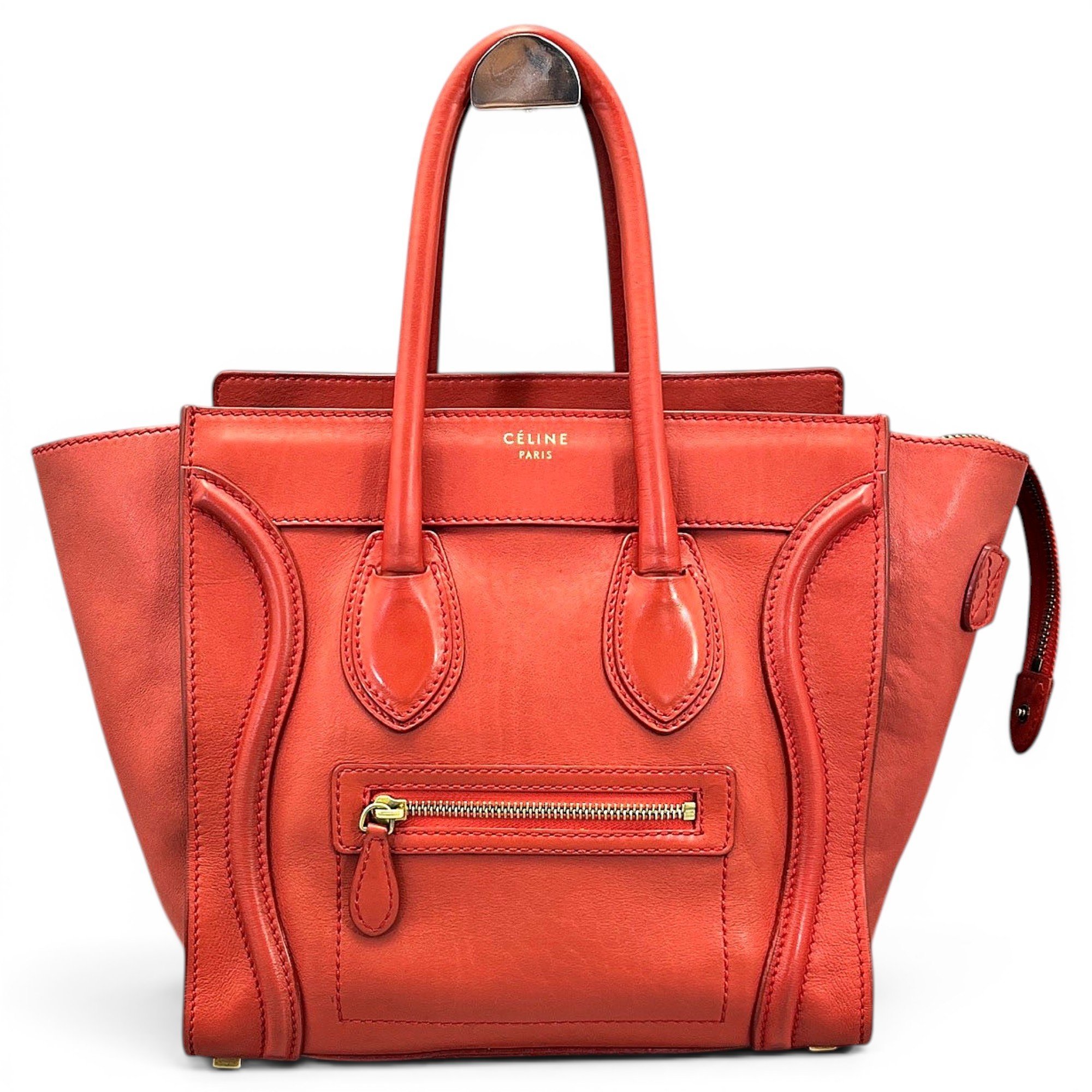 Luggage leather handbag
