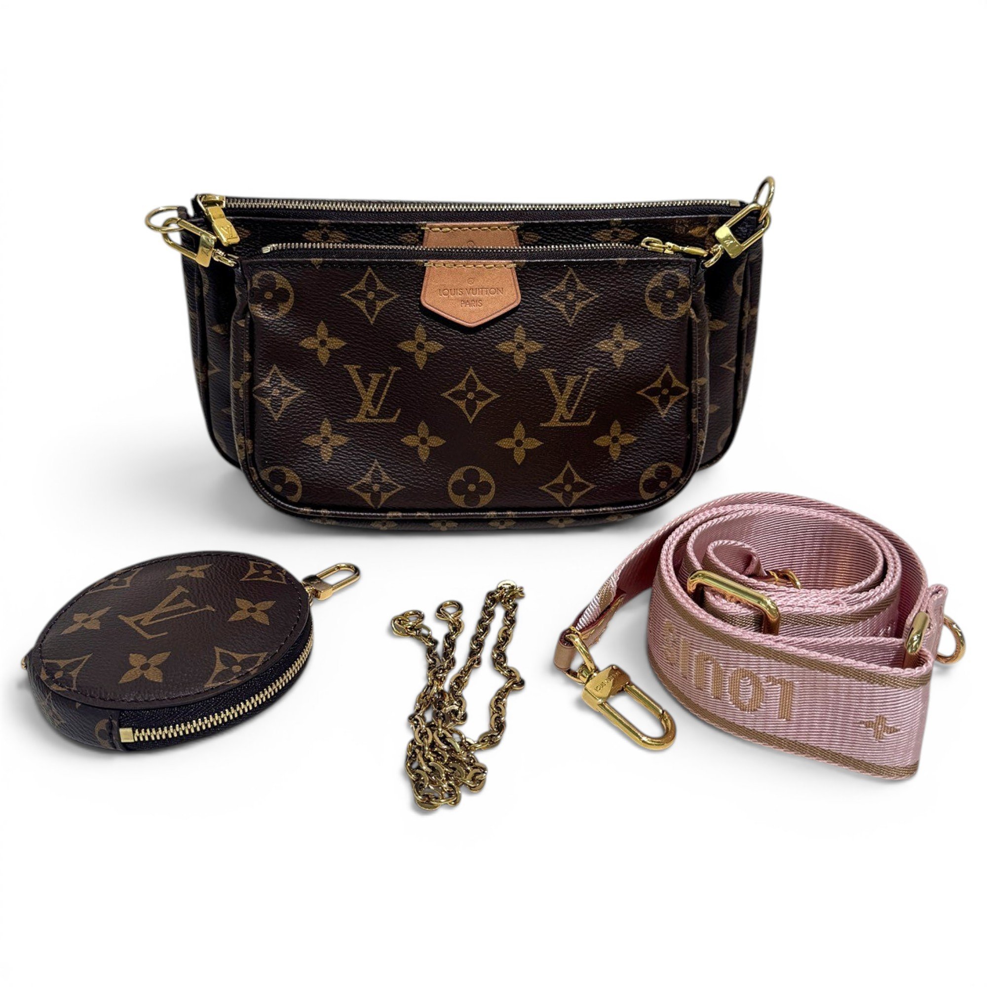Multi Pochette Accessoires leather handbag