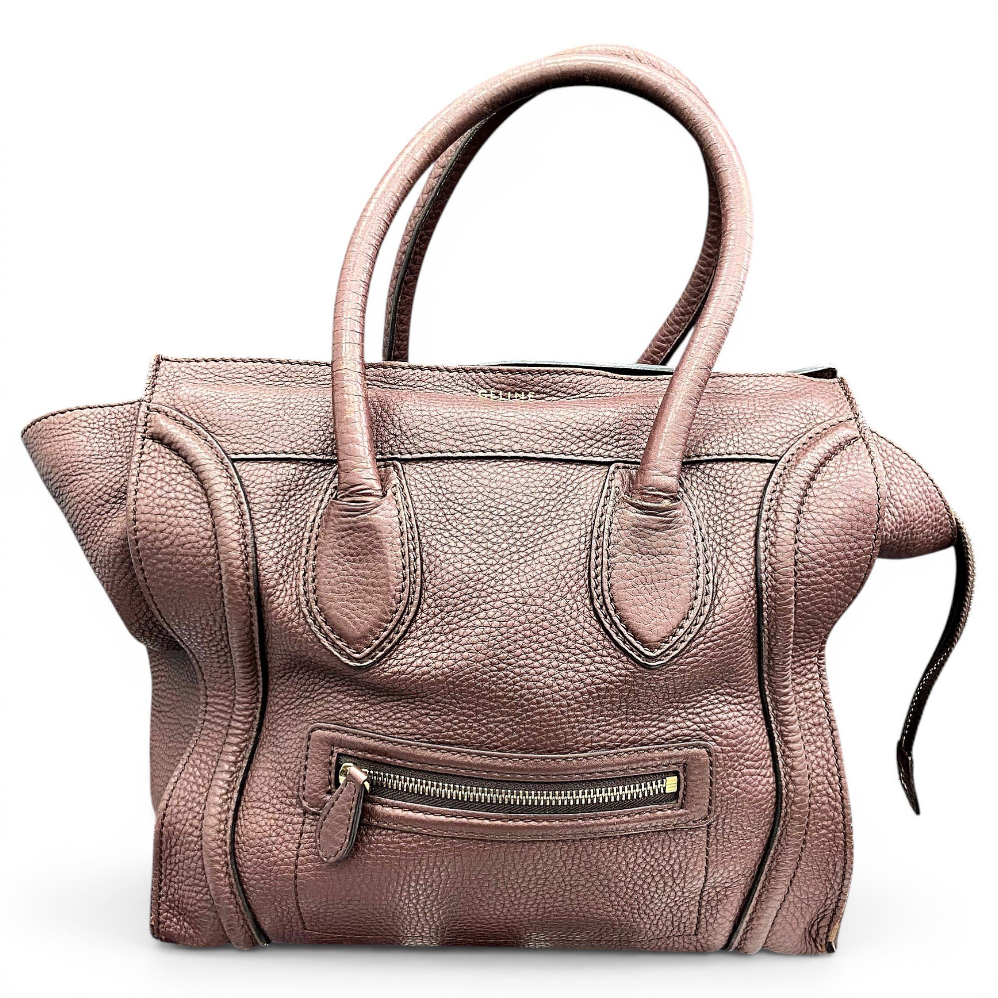 Luggage leather handbag