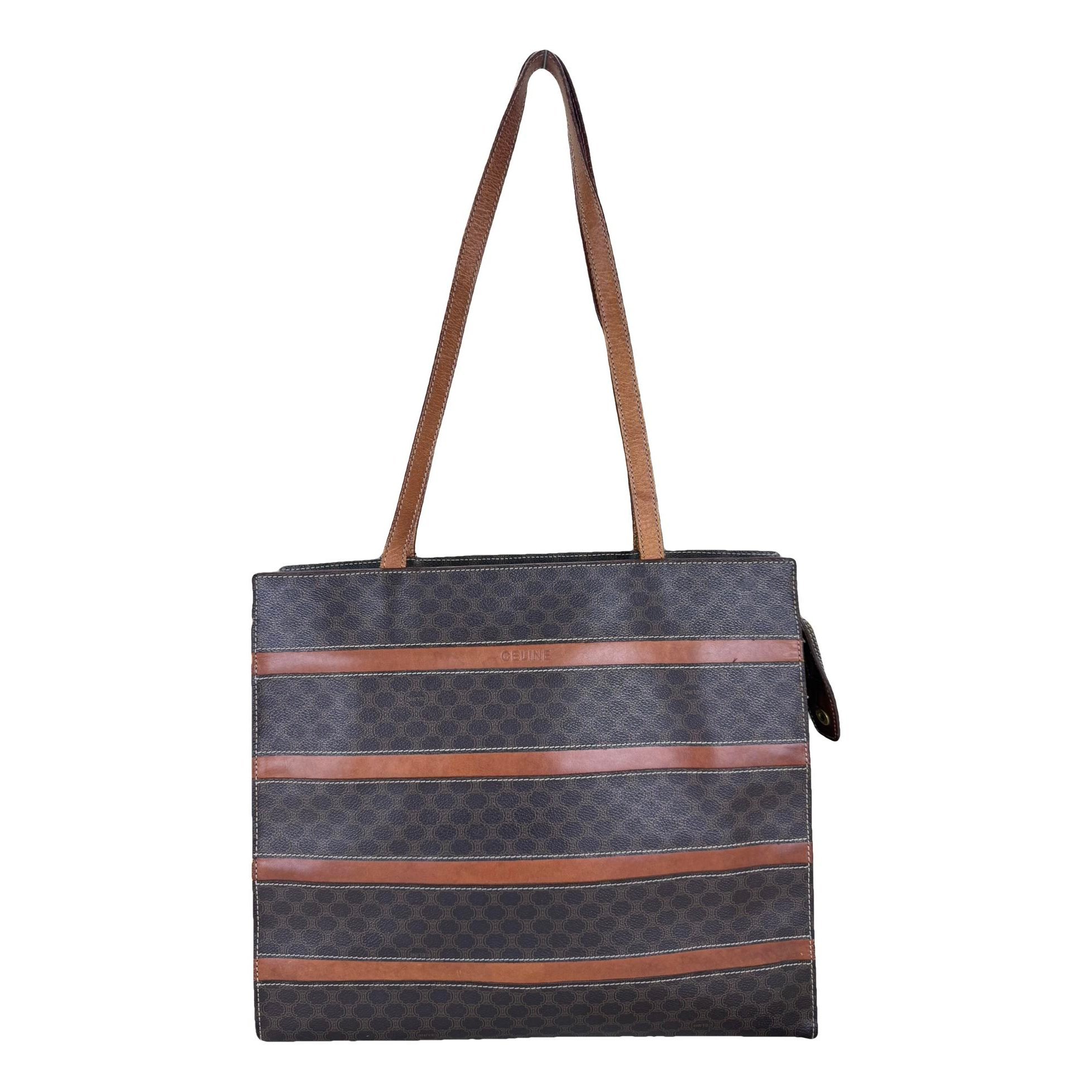 Leather tote
