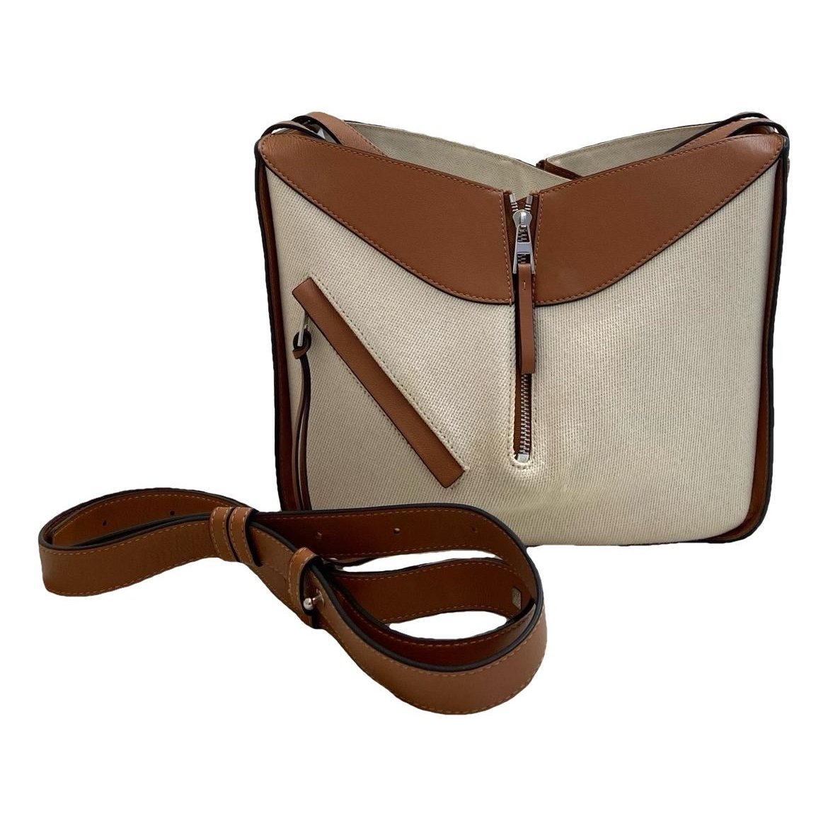 Hammock leather handbag