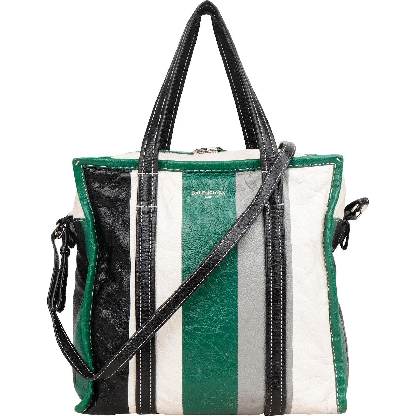 Hardware leather tote