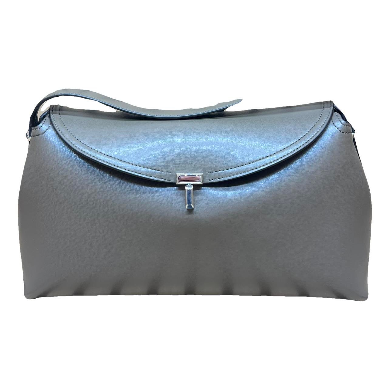 Toteme T-Lock leather handbag